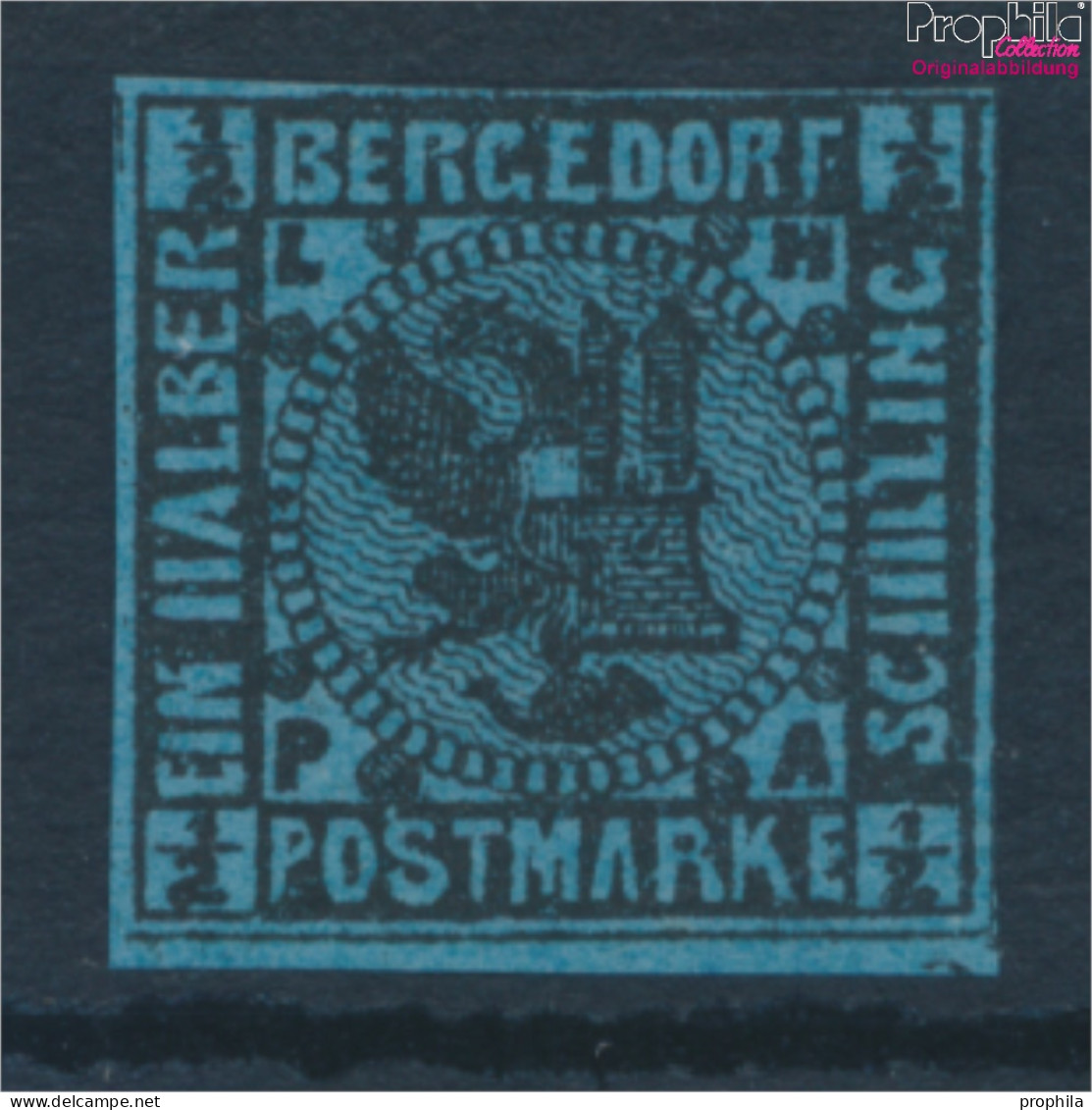 Bergedorf 1ND Neu- Bzw. Nachdruck Ungebraucht 1887 Wappen (10335586 - Bergedorf