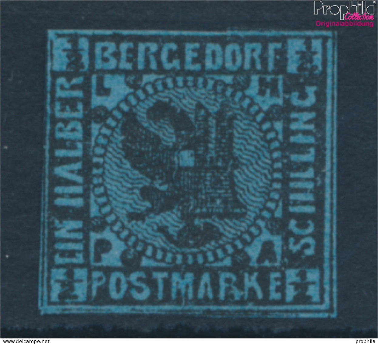 Bergedorf 1ND Neu- Bzw. Nachdruck Ungebraucht 1887 Wappen (10335595 - Bergedorf