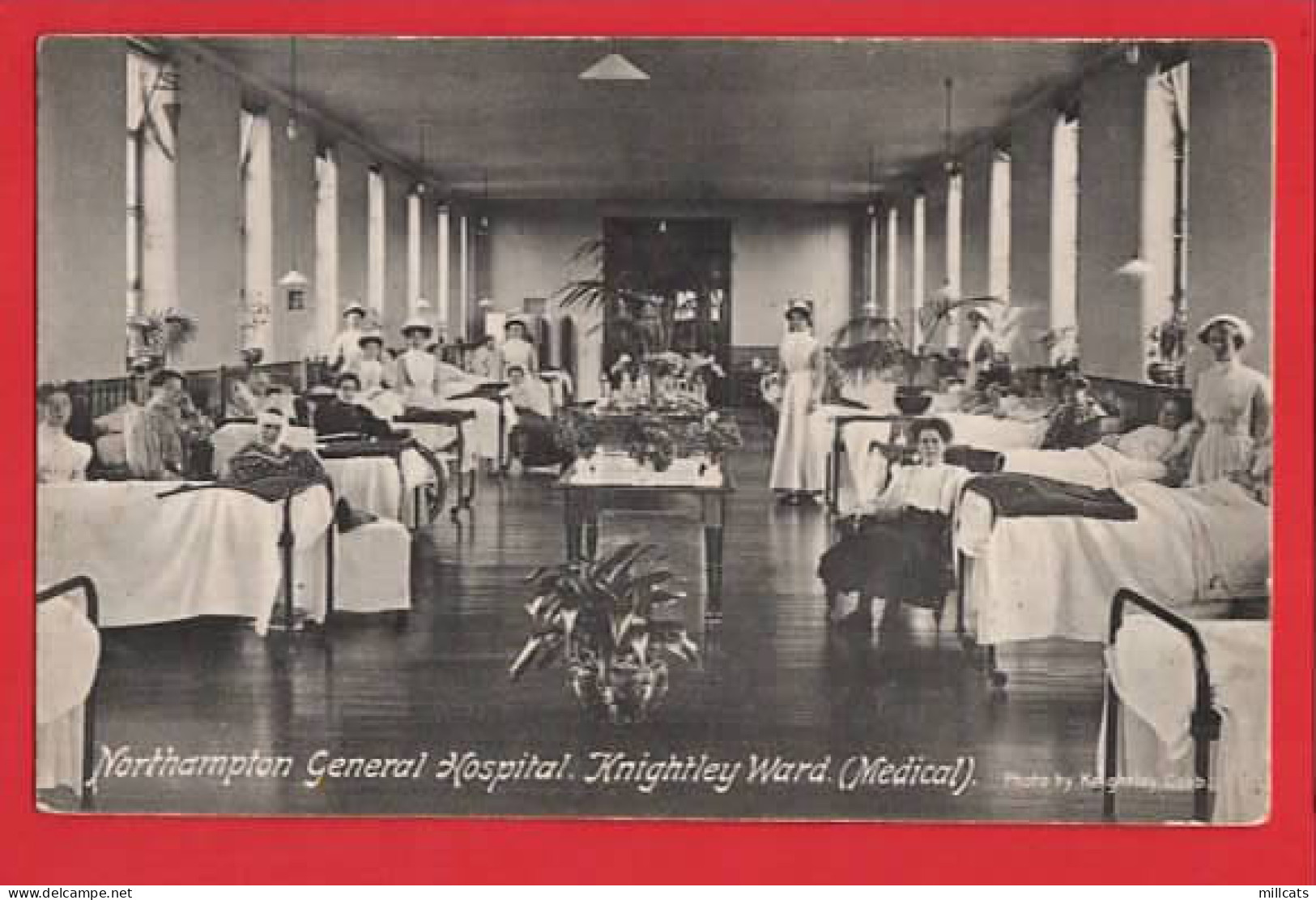 NORTHAMPTON  GENERAL HOSPITAL KNIGHTLY WARD NURSES PATIENTS Pu 1911 - Northamptonshire