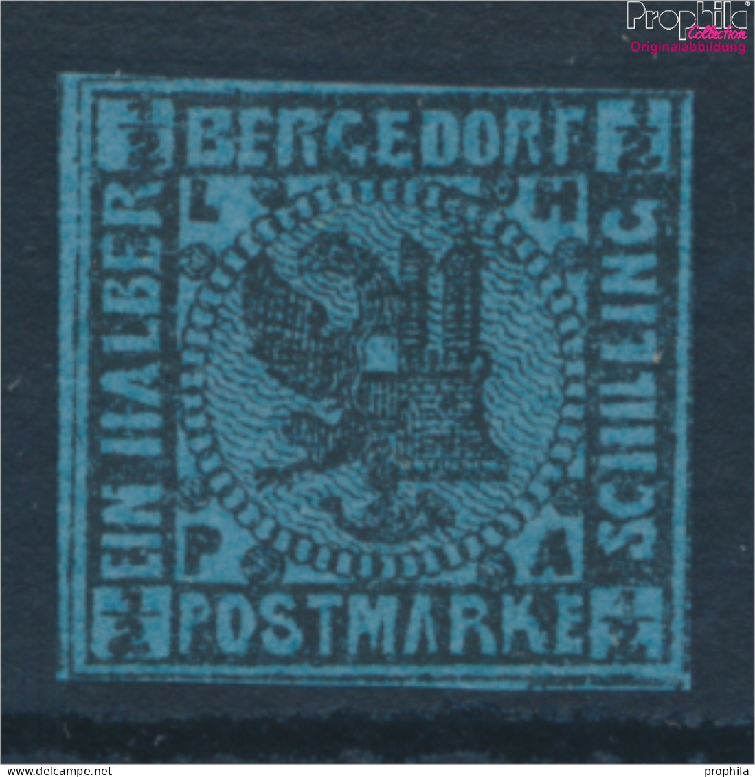 Bergedorf 1ND Neu- Bzw. Nachdruck Ungebraucht 1887 Wappen (10335598 - Bergedorf