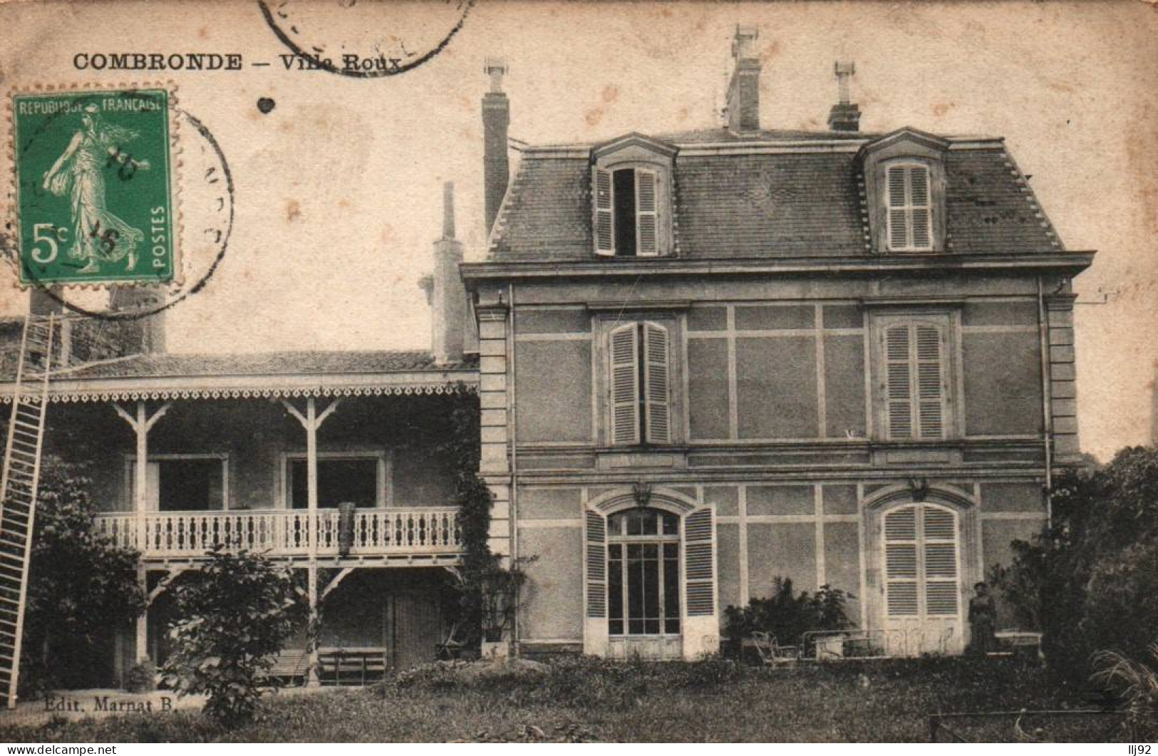 CPA 63 - COMBRONDE (Puy De Dôme) - Villa Roux - Combronde