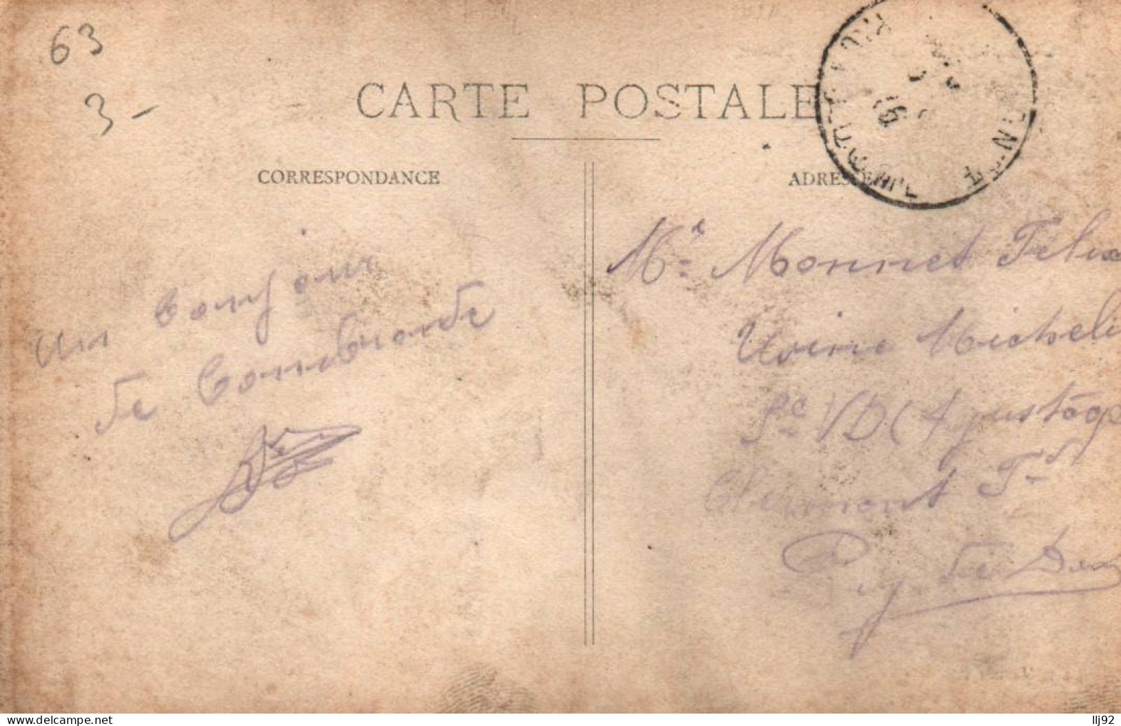 CPA 63 - COMBRONDE (Puy De Dôme) - Villa Roux - Combronde