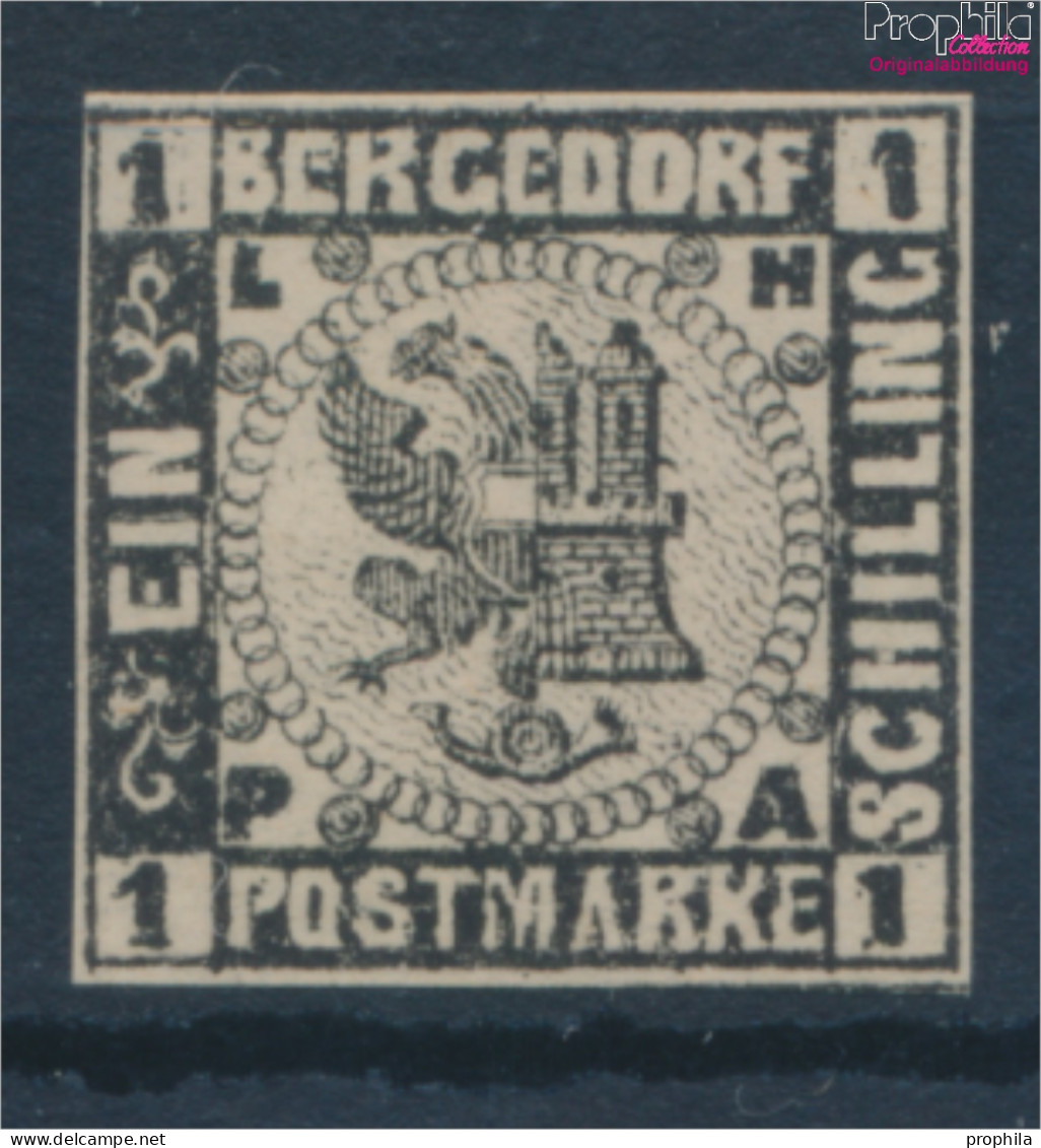 Bergedorf 2ND Neu- Bzw. Nachdruck Ungebraucht 1887 Wappen (10335543 - Bergedorf