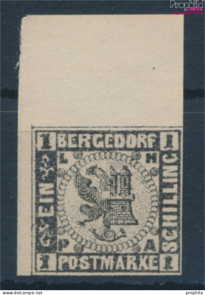 Bergedorf 2ND Neu- Bzw. Nachdruck Ungebraucht 1887 Wappen (10335546 - Bergedorf