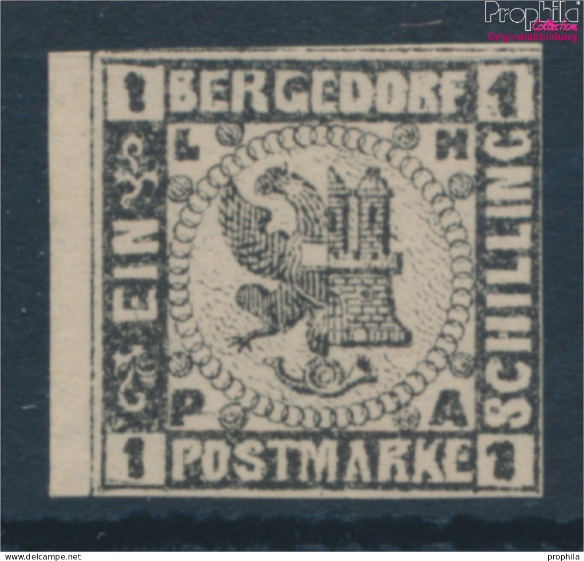 Bergedorf 2ND Neu- Bzw. Nachdruck Ungebraucht 1887 Wappen (10335549 - Bergedorf