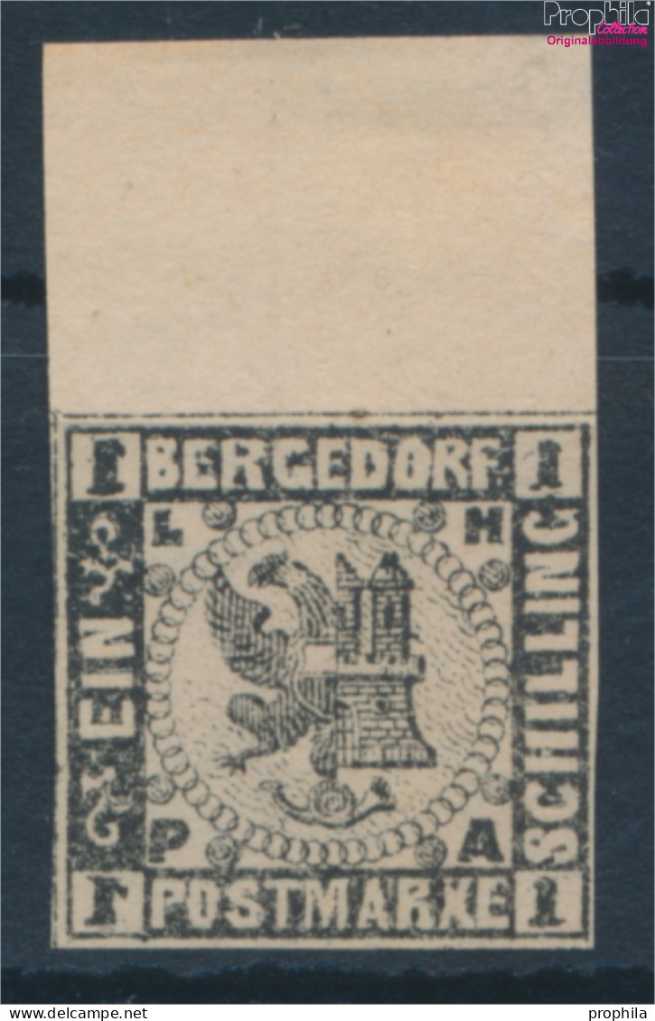 Bergedorf 2ND Neu- Bzw. Nachdruck Ungebraucht 1887 Wappen (10335555 - Bergedorf