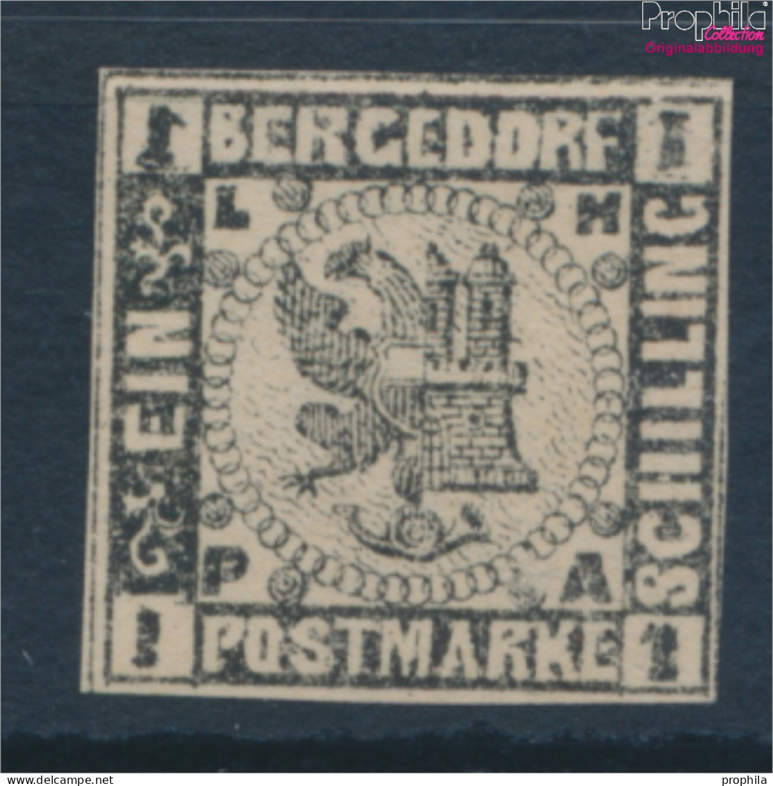 Bergedorf 2ND Neu- Bzw. Nachdruck Ungebraucht 1887 Wappen (10335557 - Bergedorf