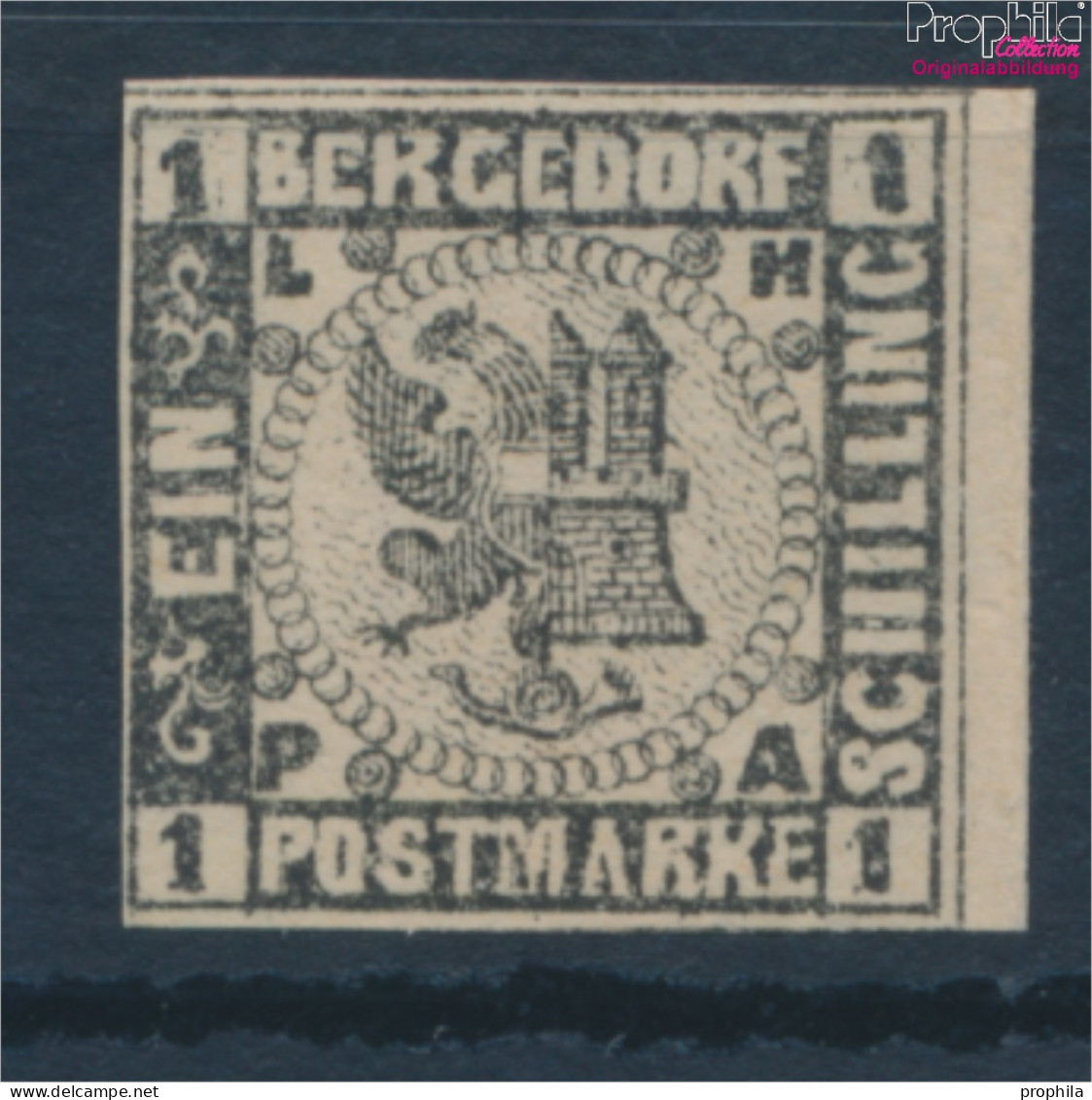 Bergedorf 2ND Neu- Bzw. Nachdruck Ungebraucht 1887 Wappen (10335559 - Bergedorf