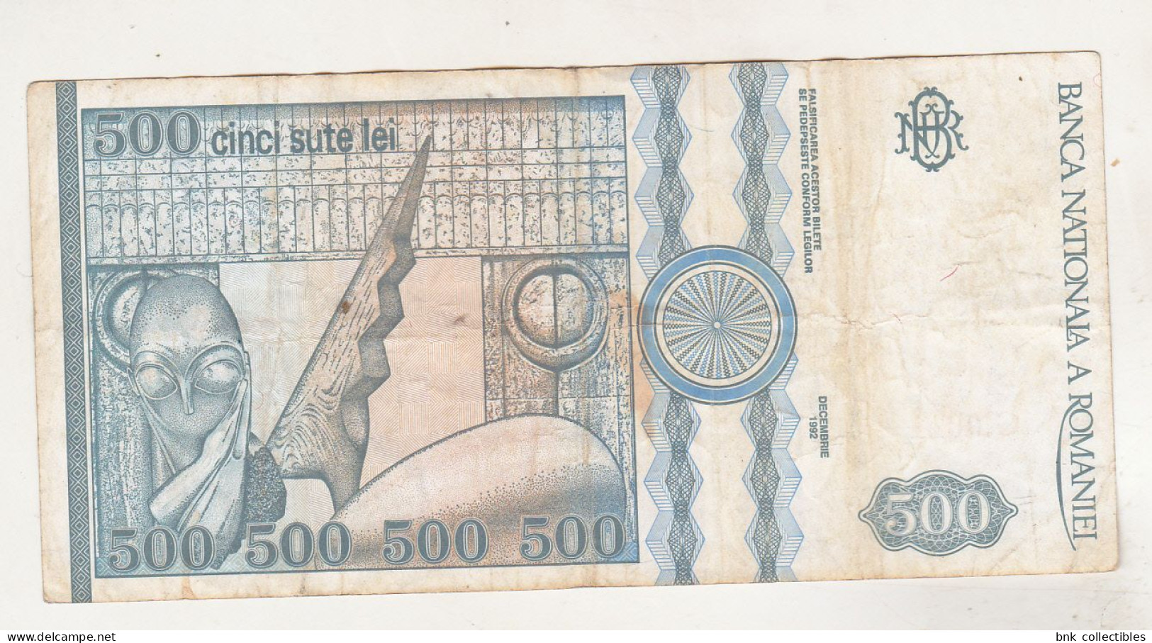 Romania 500 Lei 1992 Used , P 101a - Rumania