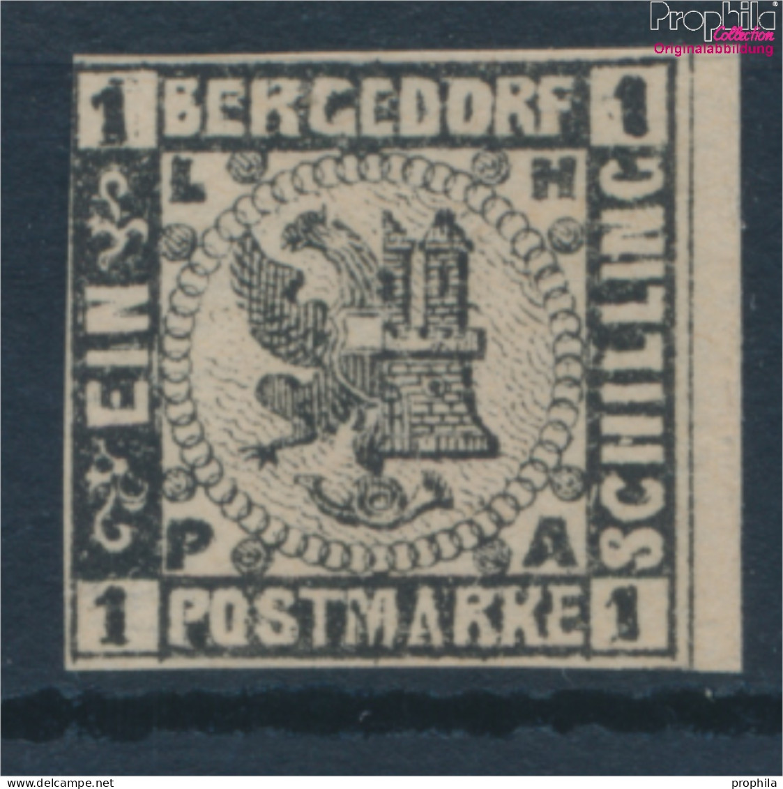 Bergedorf 2ND Neu- Bzw. Nachdruck Ungebraucht 1887 Wappen (10335566 - Bergedorf
