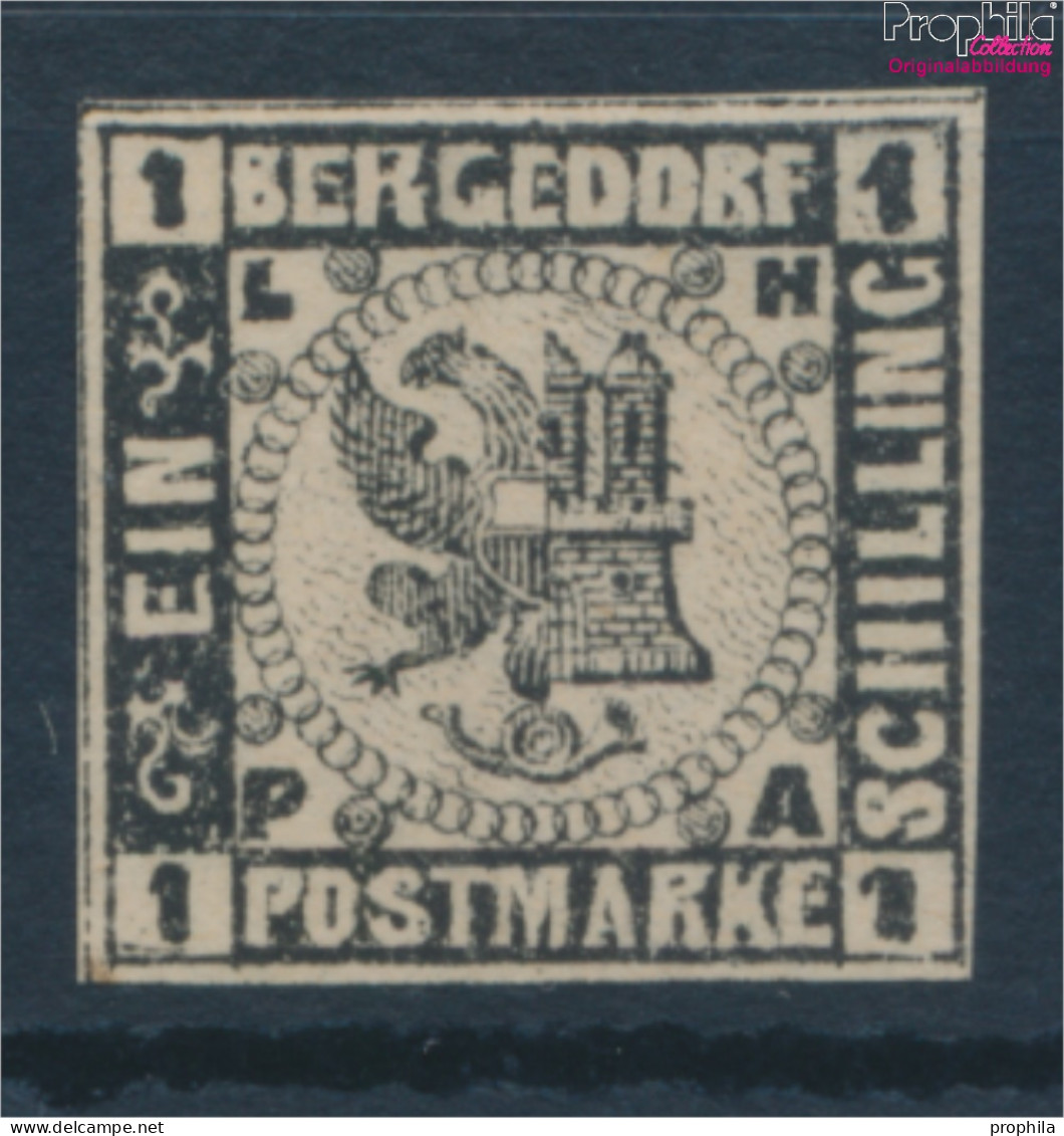 Bergedorf 2ND Neu- Bzw. Nachdruck Ungebraucht 1887 Wappen (10335567 - Bergedorf