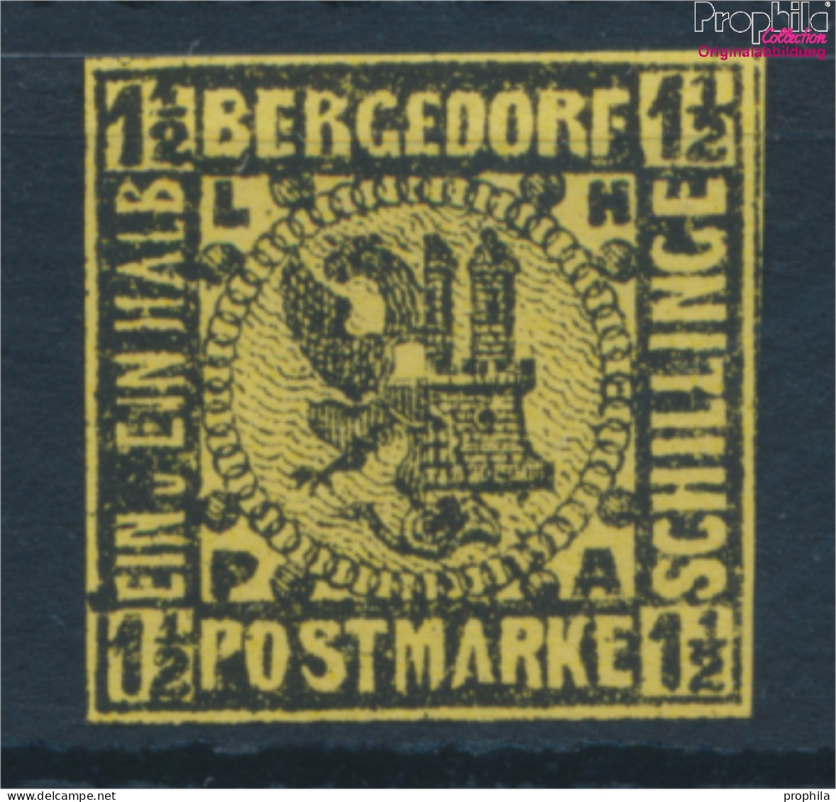Bergedorf 3ND Neu- Bzw. Nachdruck Ungebraucht 1887 Wappen (10336059 - Bergedorf