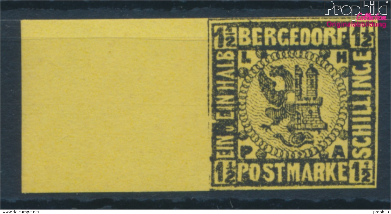 Bergedorf 3ND Neu- Bzw. Nachdruck Ungebraucht 1887 Wappen (10336070 - Bergedorf
