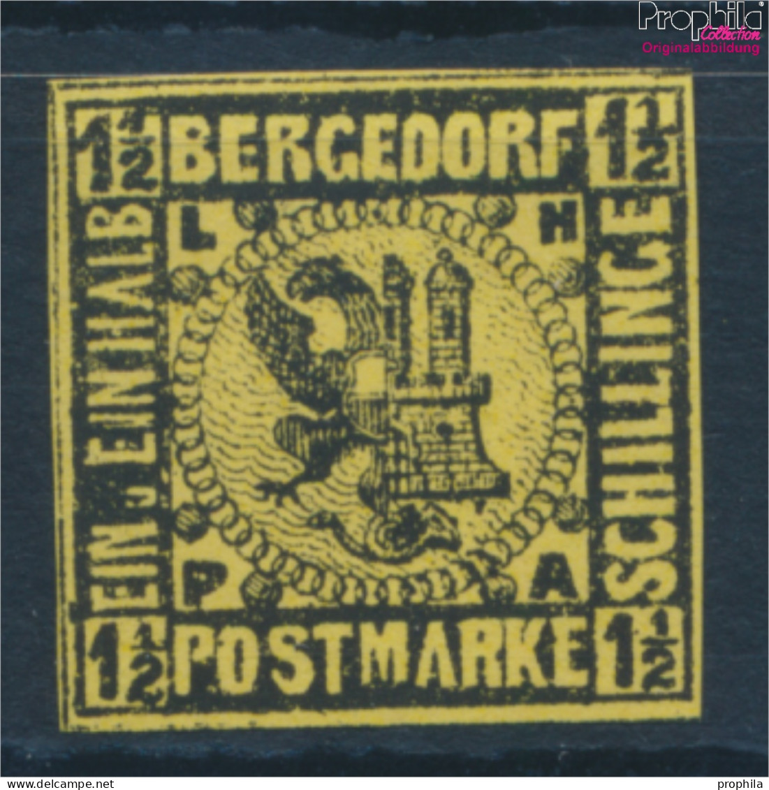Bergedorf 3ND Neu- Bzw. Nachdruck Ungebraucht 1887 Wappen (10336077 - Bergedorf