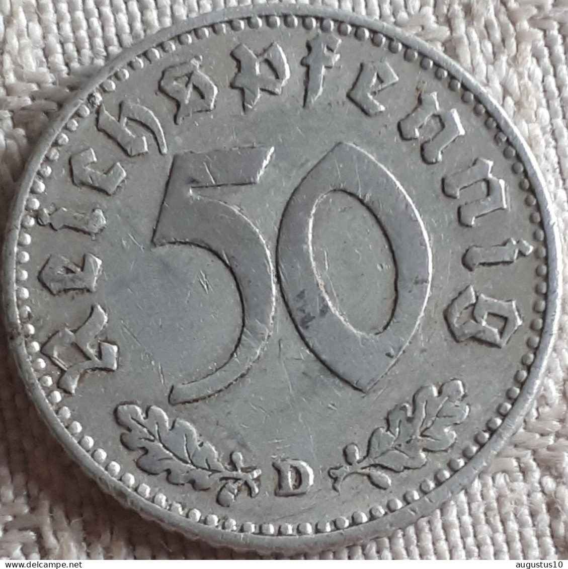 DUITSLAND : 50 REICHSPFENNIG 1935 D  XF KM 87  BETTER DATE - 50 Reichspfennig