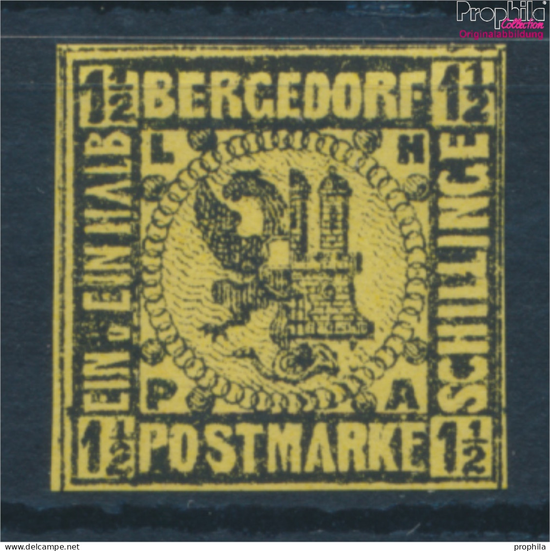 Bergedorf 3ND Neu- Bzw. Nachdruck Ungebraucht 1887 Wappen (10336102 - Bergedorf