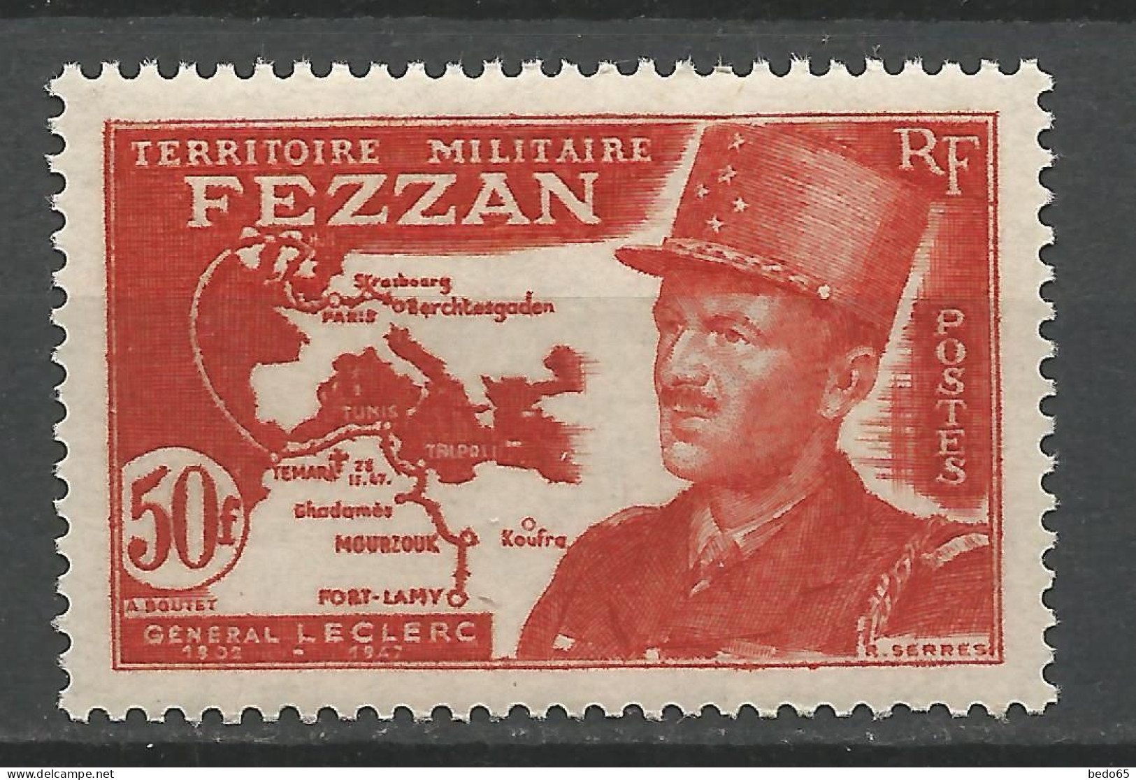 FEZZAN N° 53 NEUF** LUXE SANS CHARNIERE NI TRACE Très Bon Centrage / Hingeless  / MNH - Ongebruikt