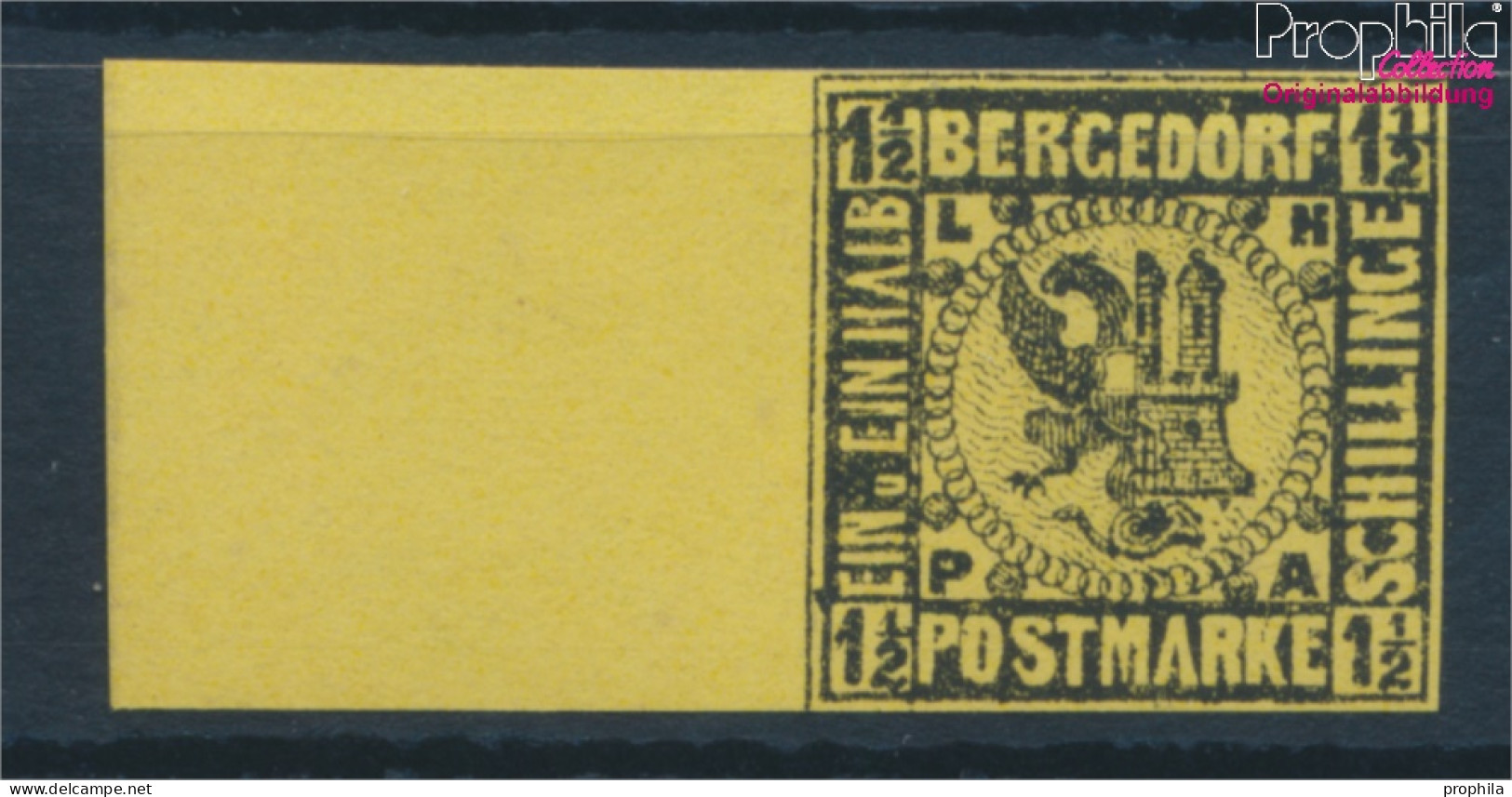 Bergedorf 3ND Neu- Bzw. Nachdruck Ungebraucht 1887 Wappen (10336105 - Bergedorf