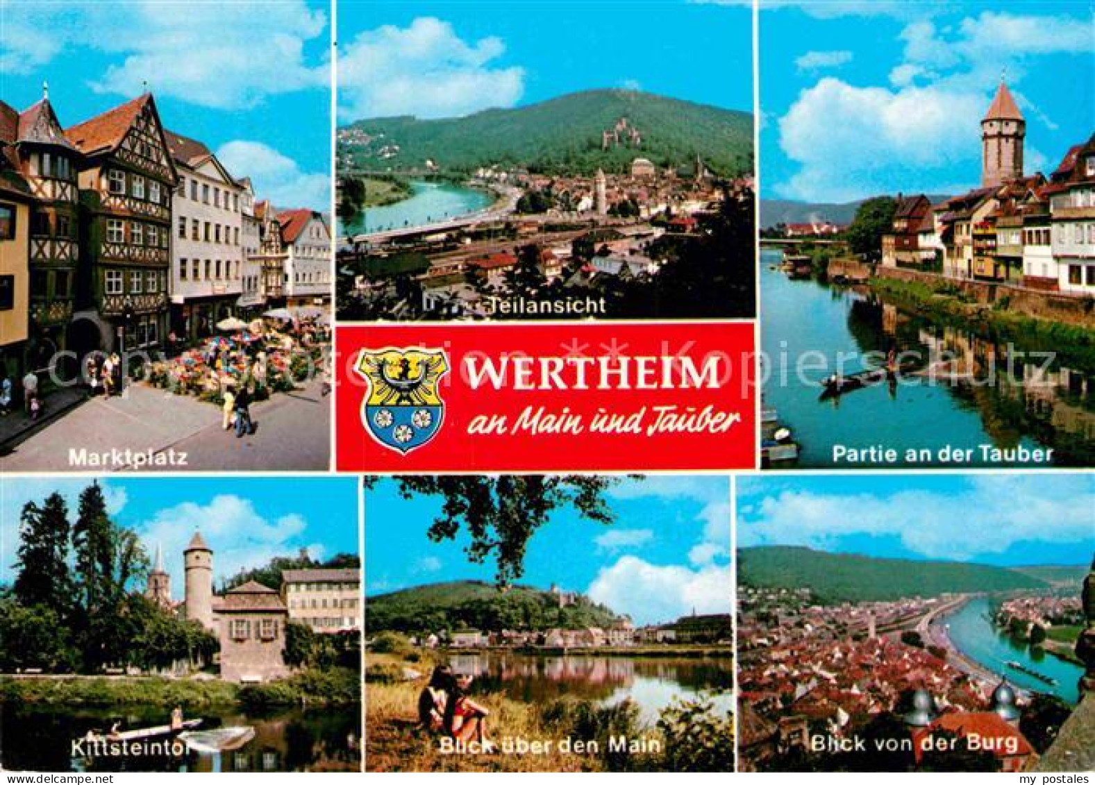 72872763 Wertheim Main Marktplatz Tauberpartie Kittsteinhorn Mainpartie Wertheim - Wertheim