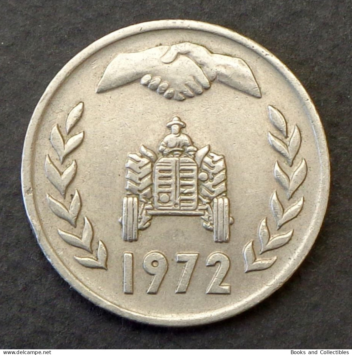 ALGERIA - 1 Dinar 1972 - Commemorative FAO - KM# 104.1 * Ref. 0169 - Algeria