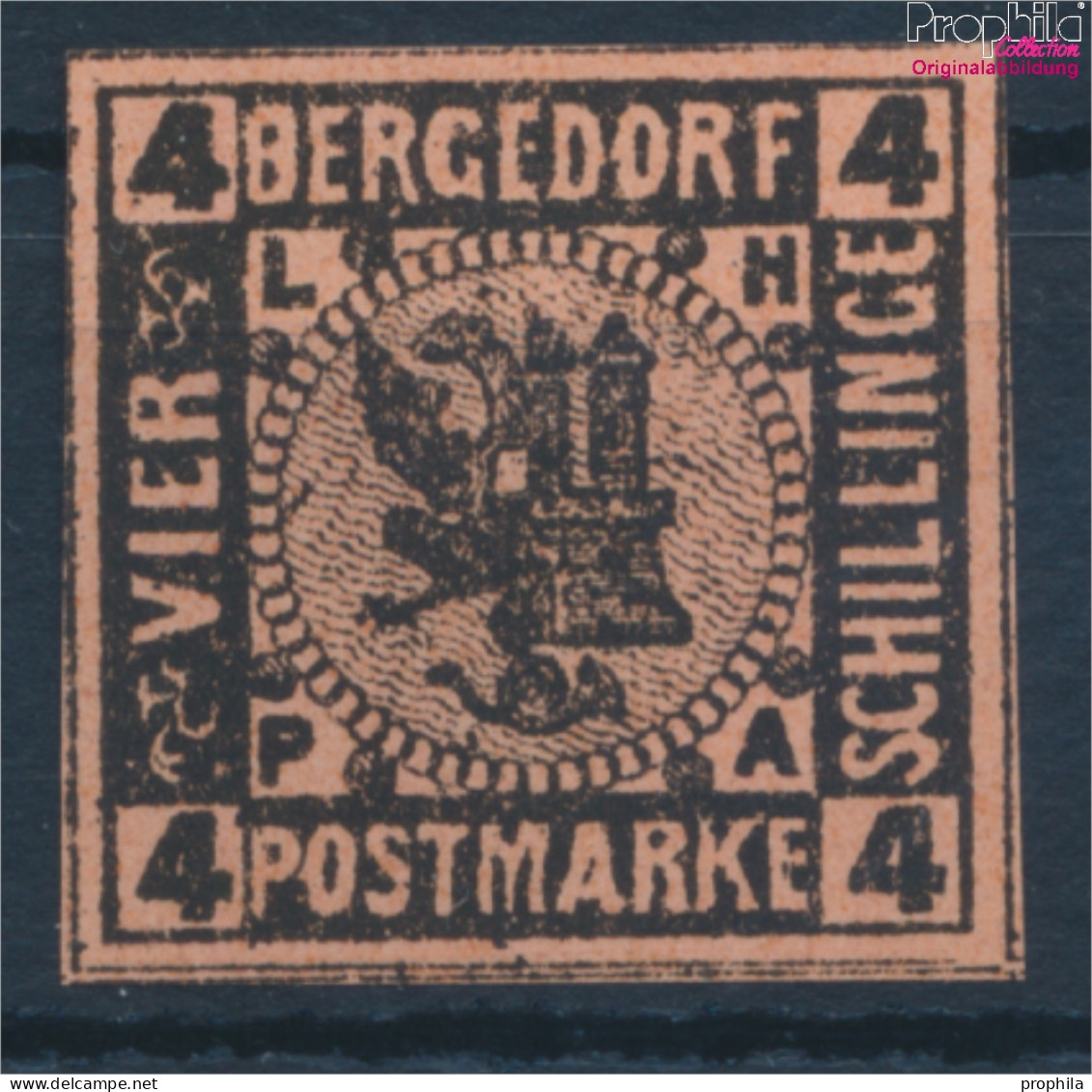 Bergedorf 5ND Neu- Bzw. Nachdruck Ungebraucht 1887 Wappen (10336030 - Bergedorf