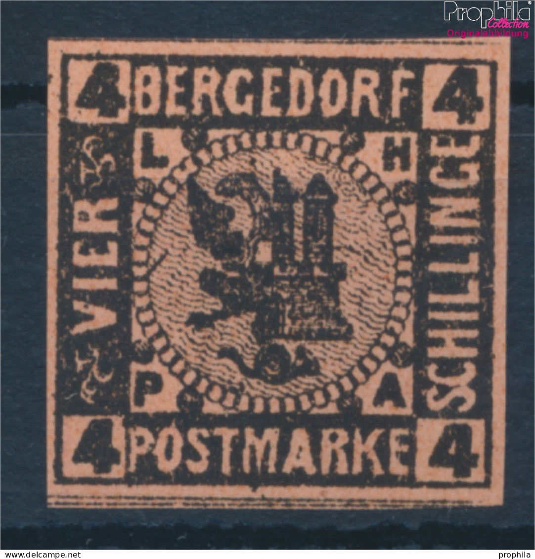 Bergedorf 5ND Neu- Bzw. Nachdruck Ungebraucht 1887 Wappen (10336032 - Bergedorf