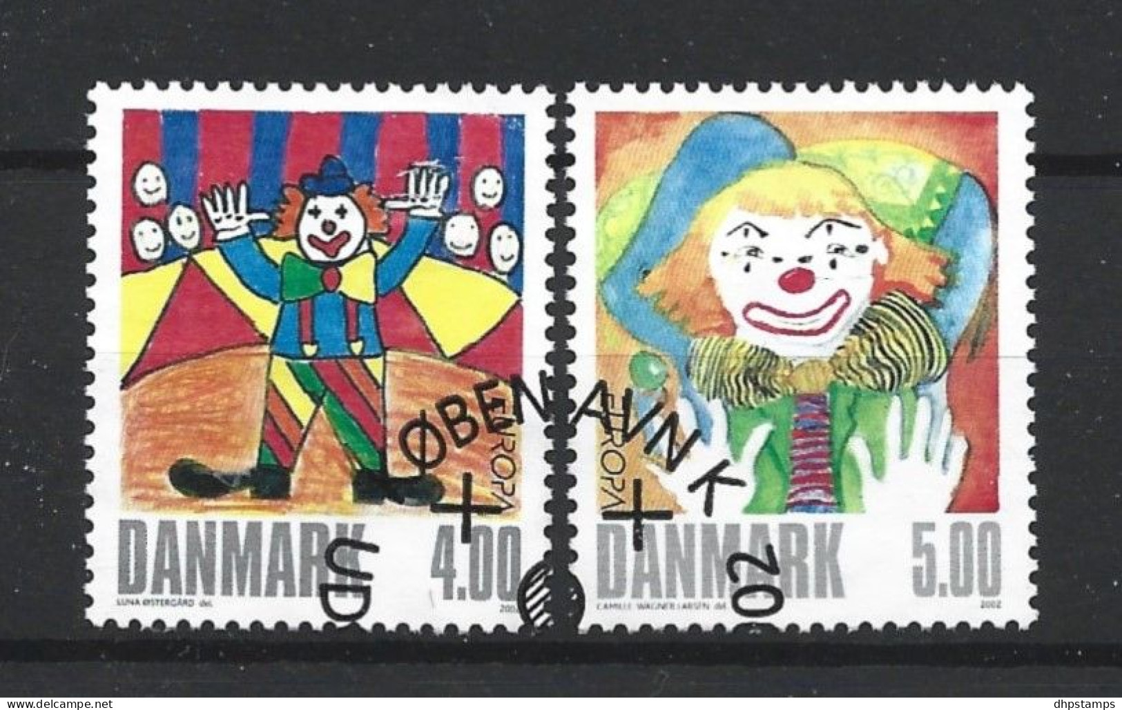 Denmark 2002 Europa Circus Y.T. 1309/1310 (0) - Used Stamps