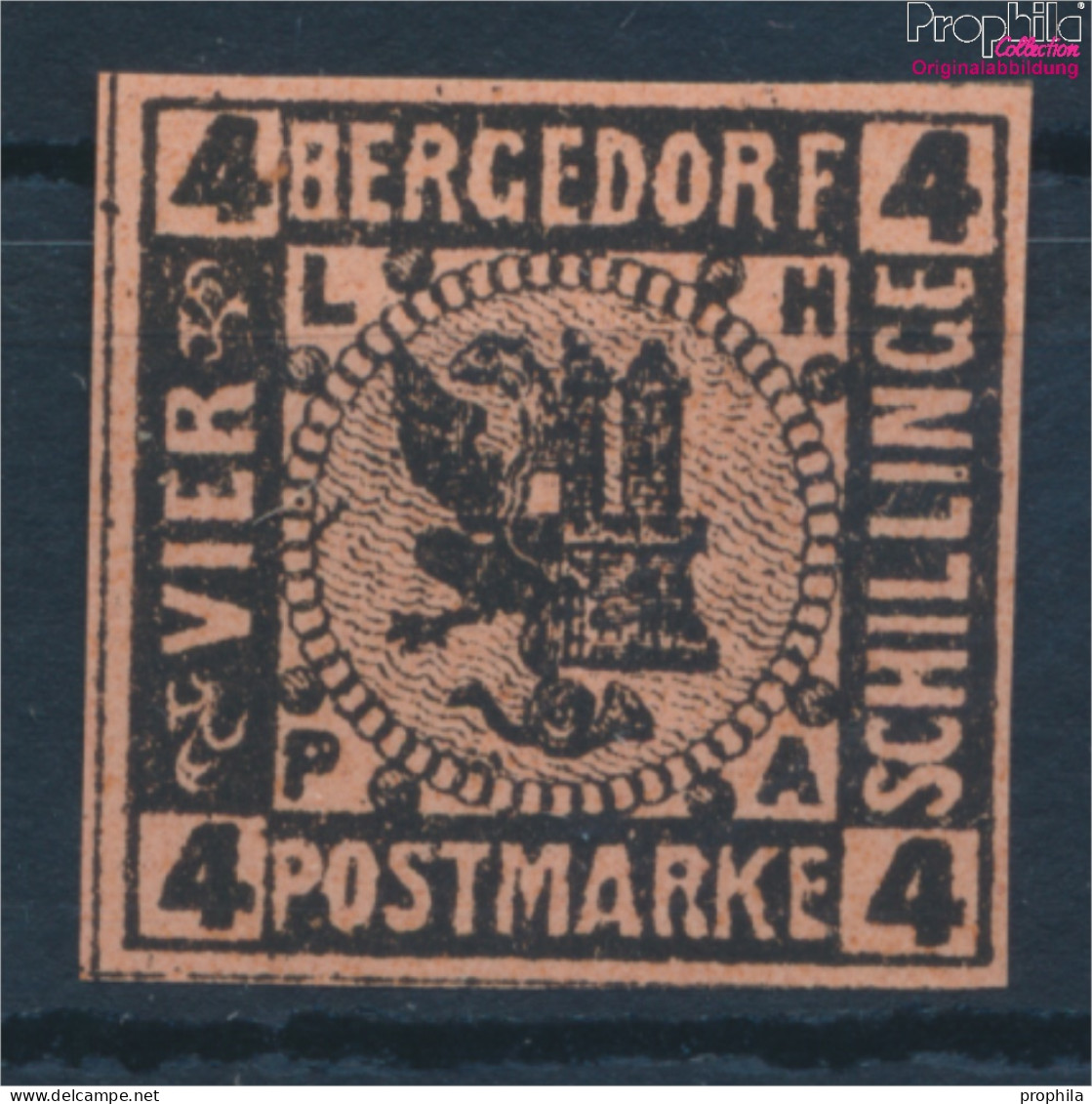 Bergedorf 5ND Neu- Bzw. Nachdruck Ungebraucht 1887 Wappen (10336037 - Bergedorf