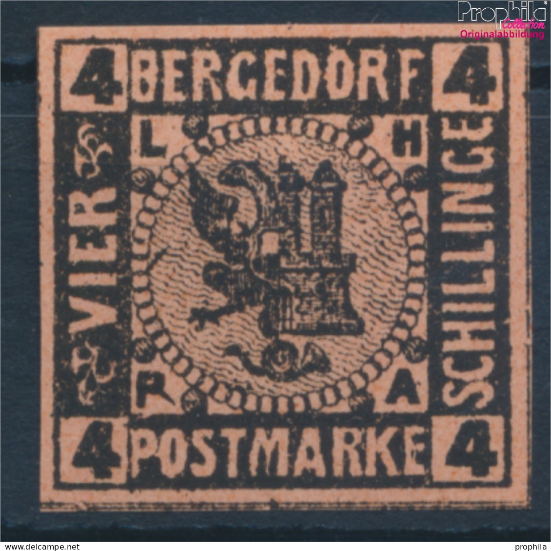 Bergedorf 5ND Neu- Bzw. Nachdruck Ungebraucht 1887 Wappen (10336039 - Bergedorf