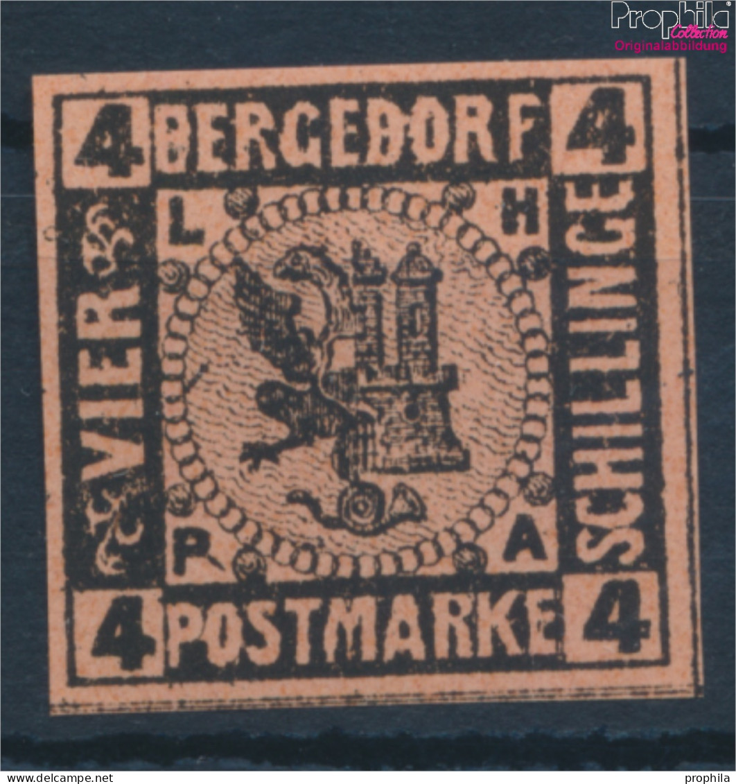 Bergedorf 5ND Neu- Bzw. Nachdruck Ungebraucht 1887 Wappen (10336040 - Bergedorf