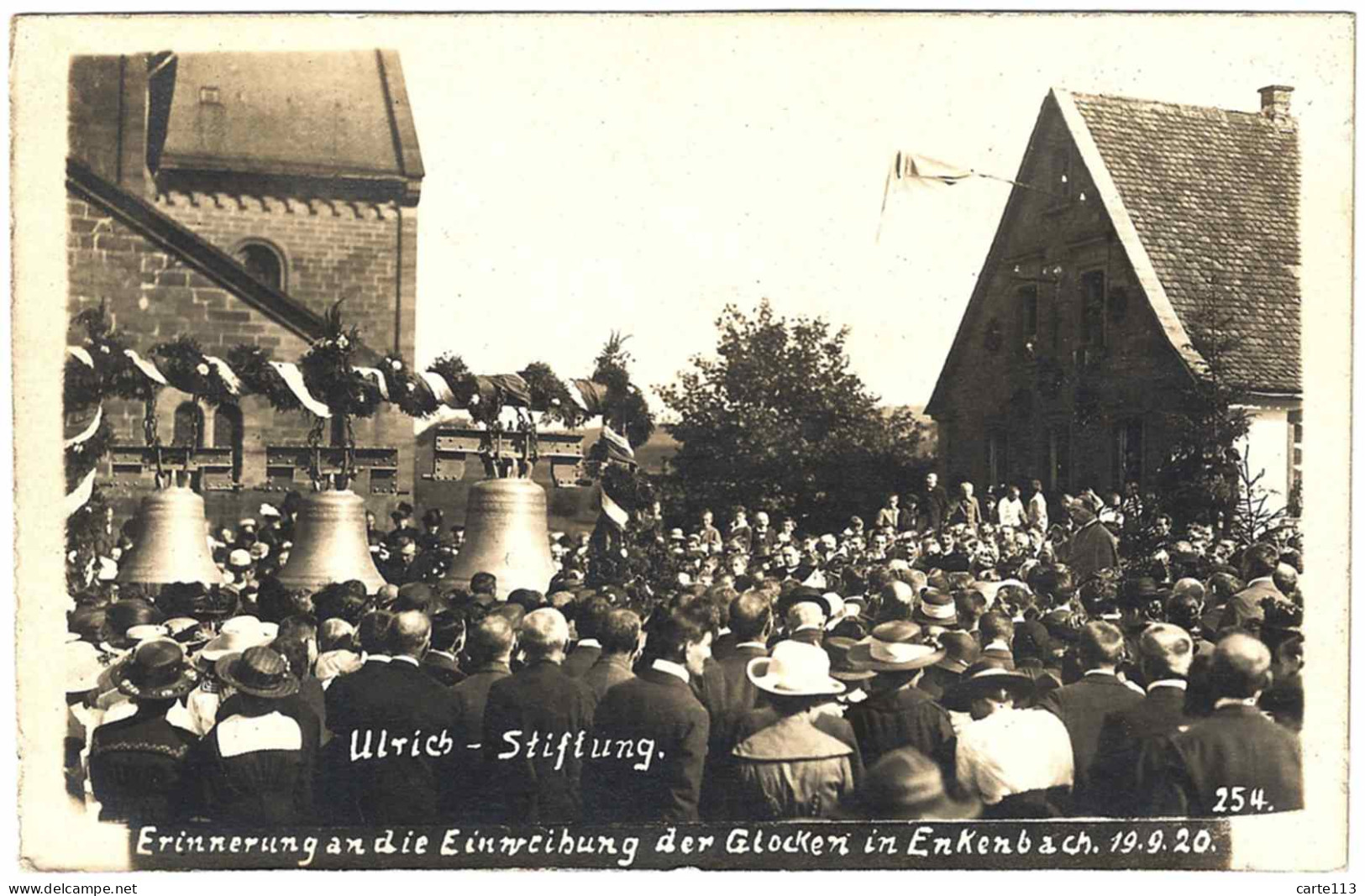 - T23929CPA - ENKENBACH - Allemagne - Erinnerung An Die Einweibung Der Glocken  1920 - Parfait état - EUROPE - Enkenbach-Alsenborn