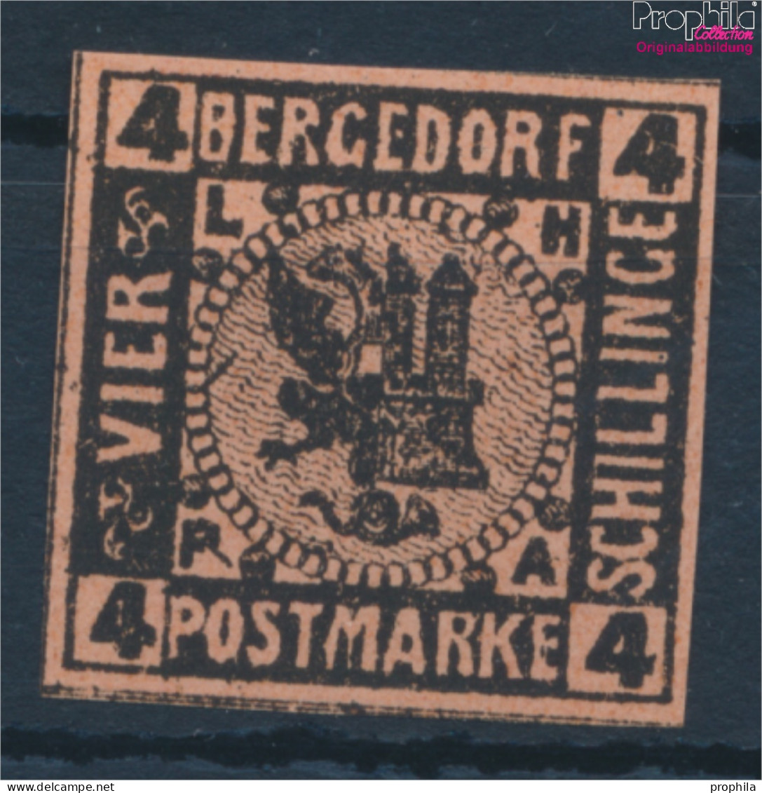 Bergedorf 5ND Neu- Bzw. Nachdruck Ungebraucht 1887 Wappen (10336042 - Bergedorf