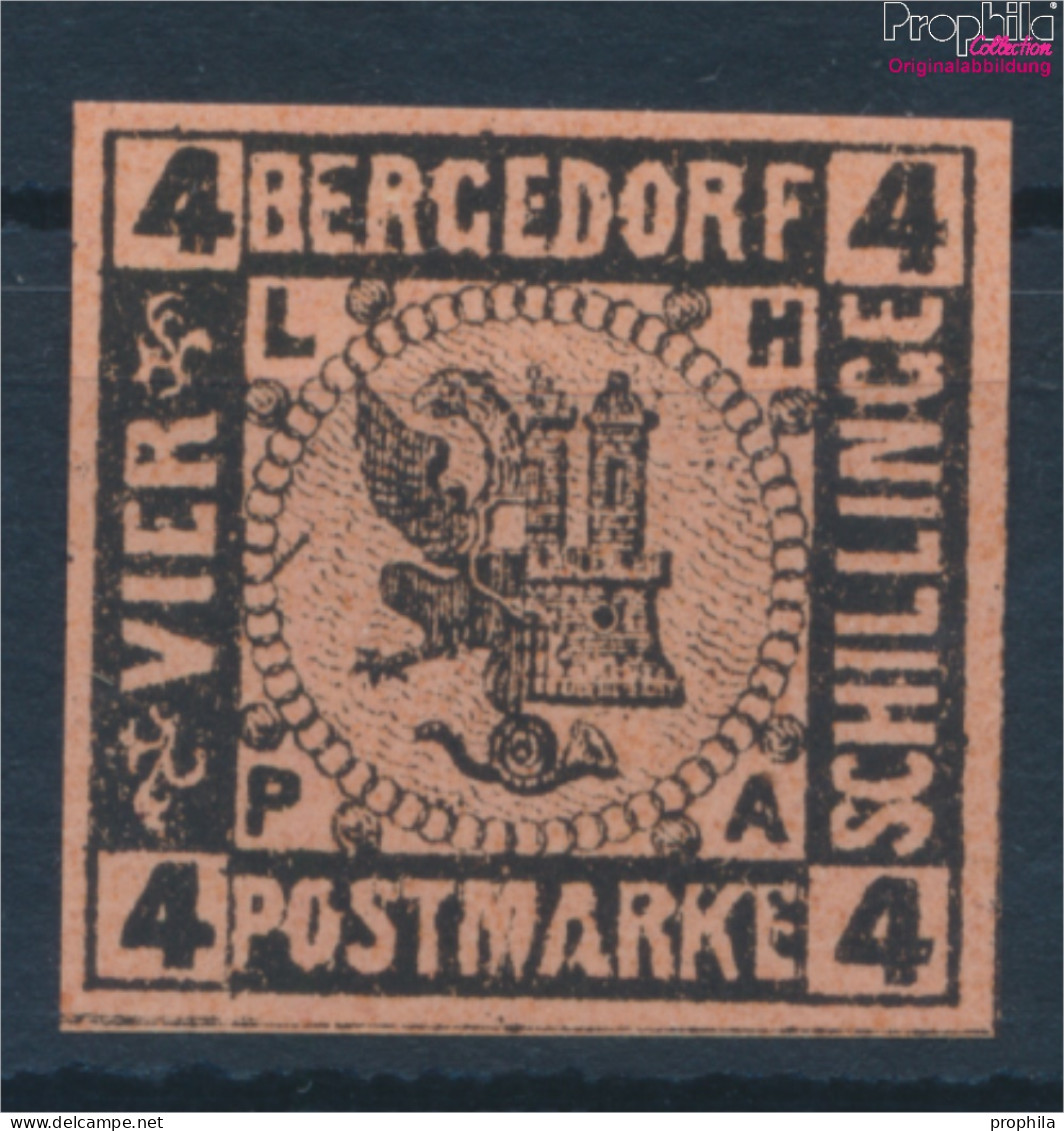 Bergedorf 5ND Neu- Bzw. Nachdruck Ungebraucht 1887 Wappen (10336046 - Bergedorf