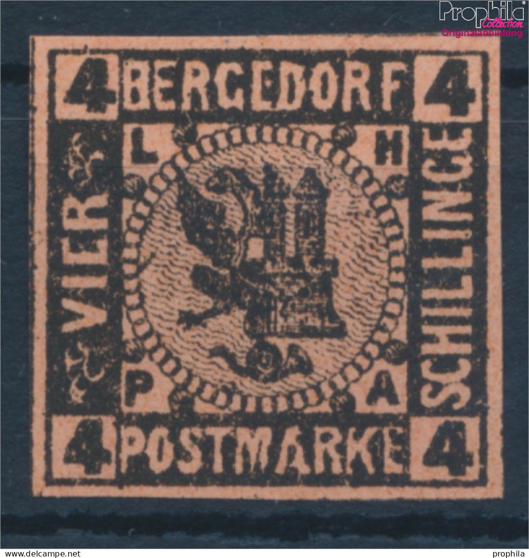 Bergedorf 5ND Neu- Bzw. Nachdruck Ungebraucht 1887 Wappen (10336049 - Bergedorf