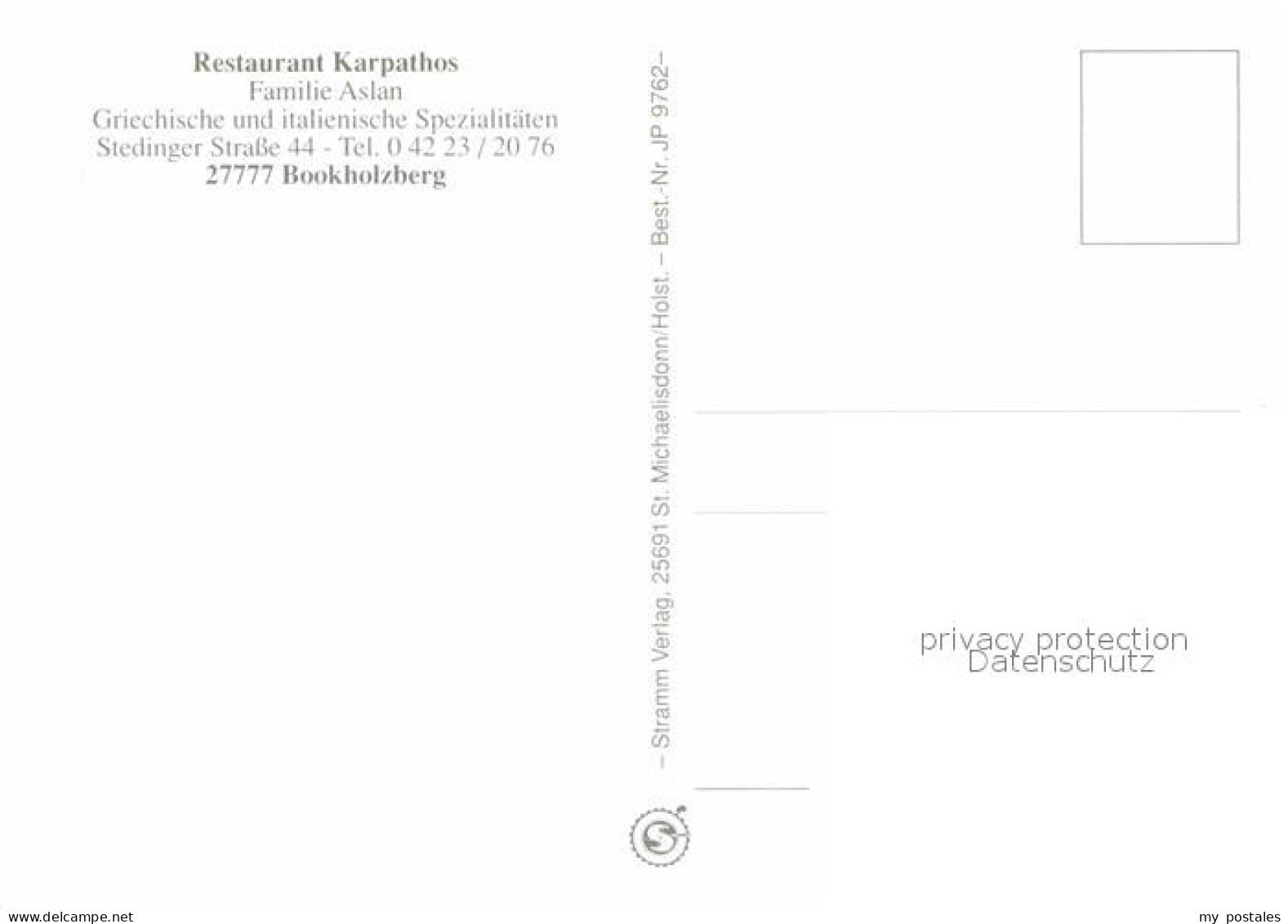 72872462 Bookholzberg Restaurant Karpathos Bookholzberg - Ganderkesee