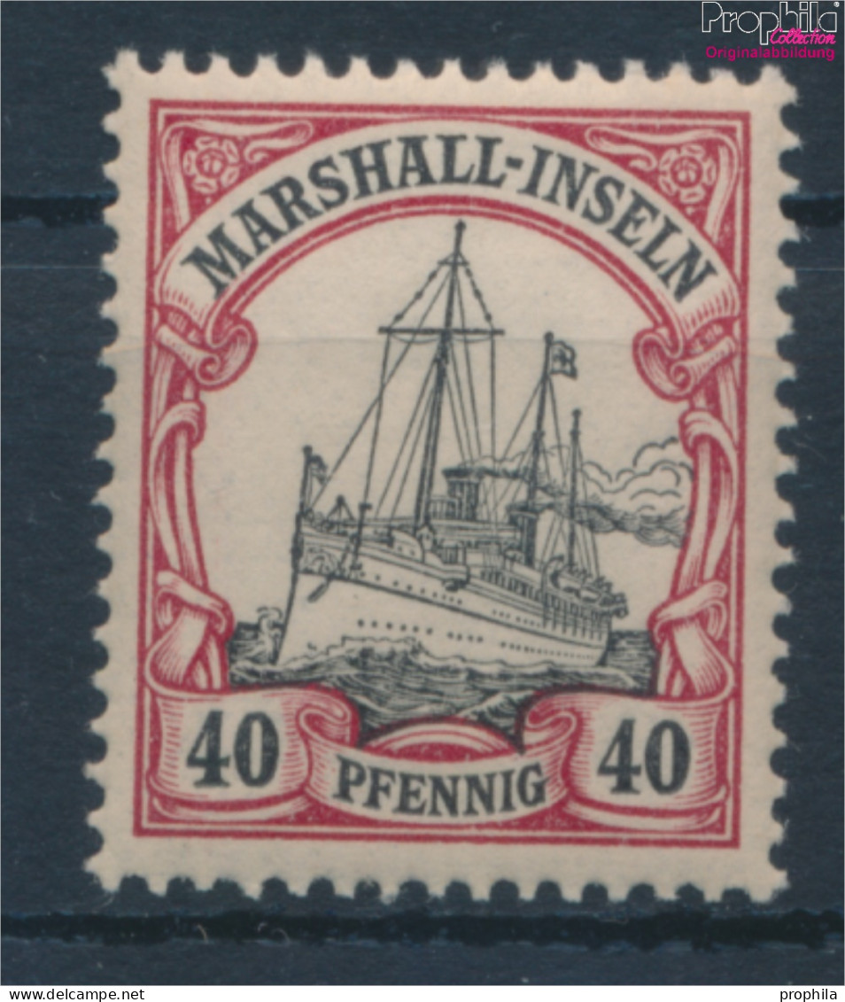 Marshall-Inseln (Dt. Kol.) 19 Mit Falz 1901 Schiff Kaiseryacht Hohenzollern (10335542 - Isole Marshall
