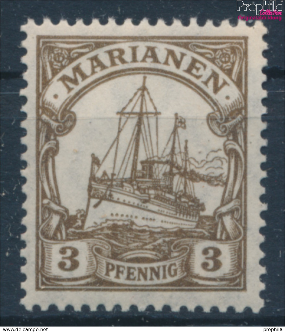 Marianen (Dt. Kolonie) 20 Mit Falz 1919 Schiff Kaiseryacht Hohenzollern (10335461 - Mariana Islands