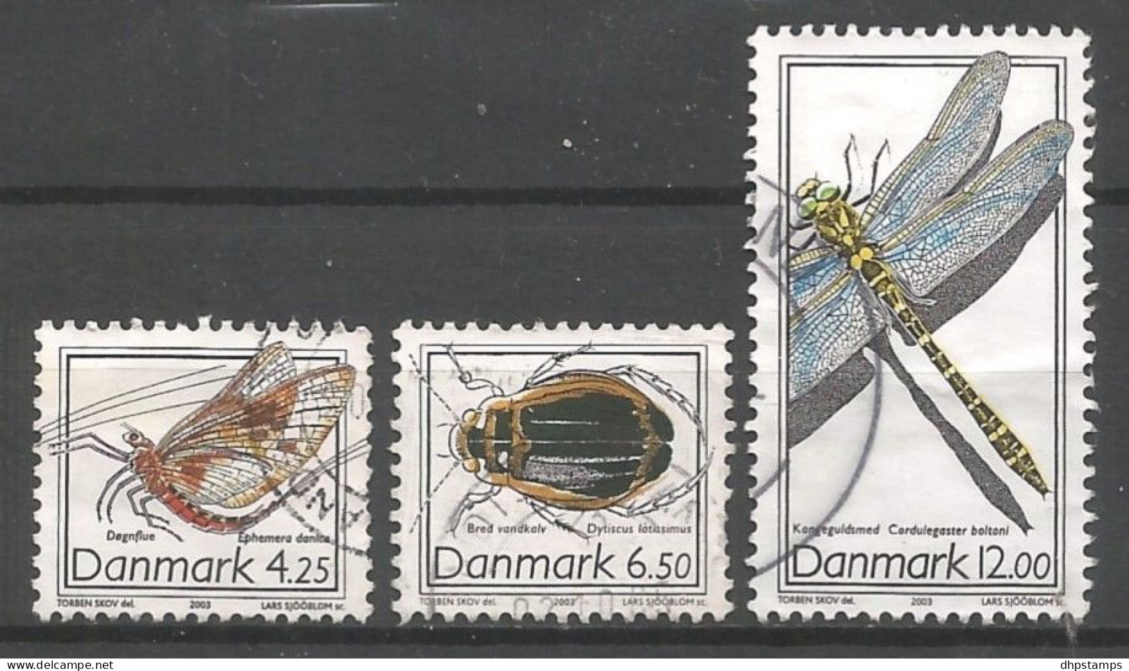 Denmark 2003 Insects Y.T. 1341/1343 (0) - Gebruikt