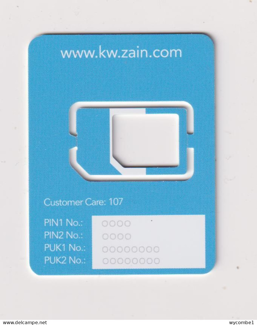 KUWAIT  - Zain SIM Frame Phonecard - Koeweit