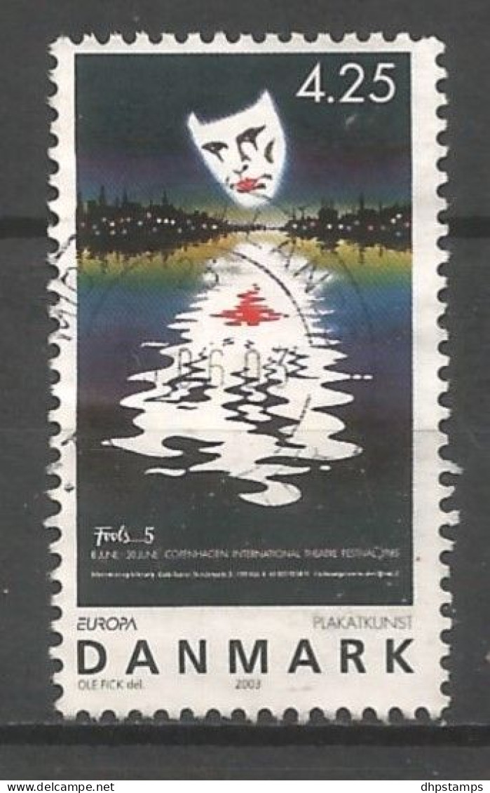Denmark 2003 Europa Poster Art Y.T. 1344 (0) - Used Stamps
