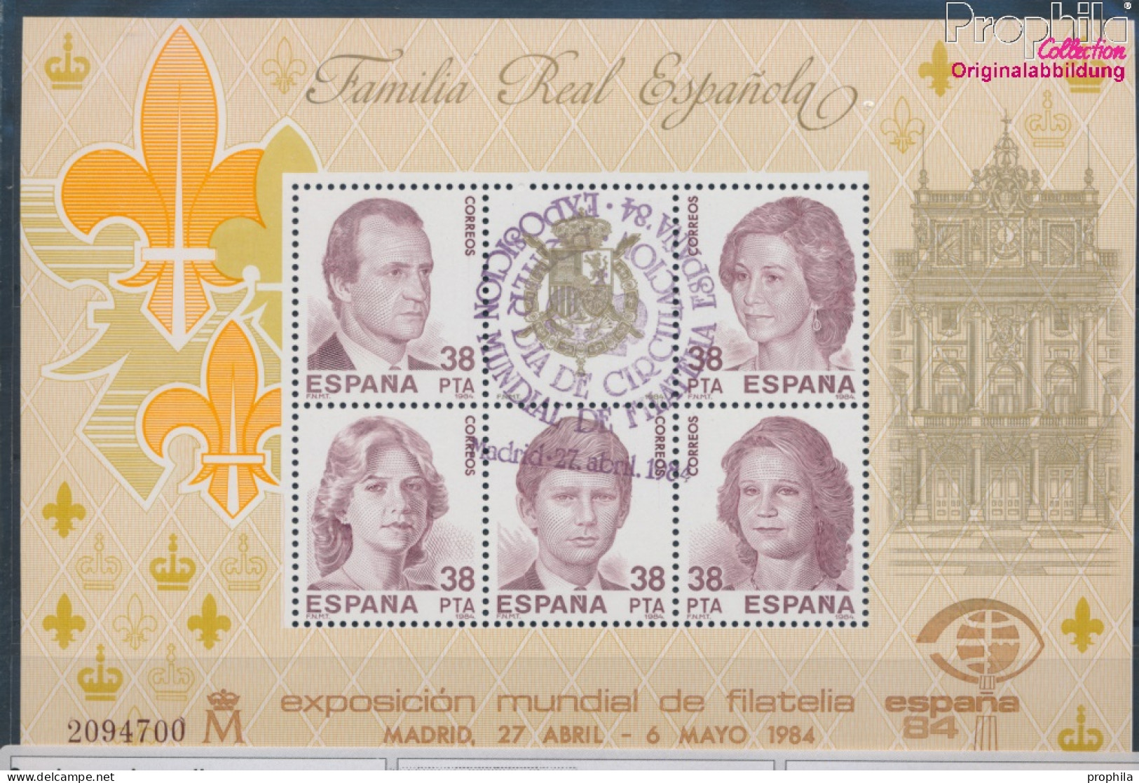 Spanien Block27 (kompl.Ausg.) Gestempelt 1984 ESPANA 84 (10341892 - Usados