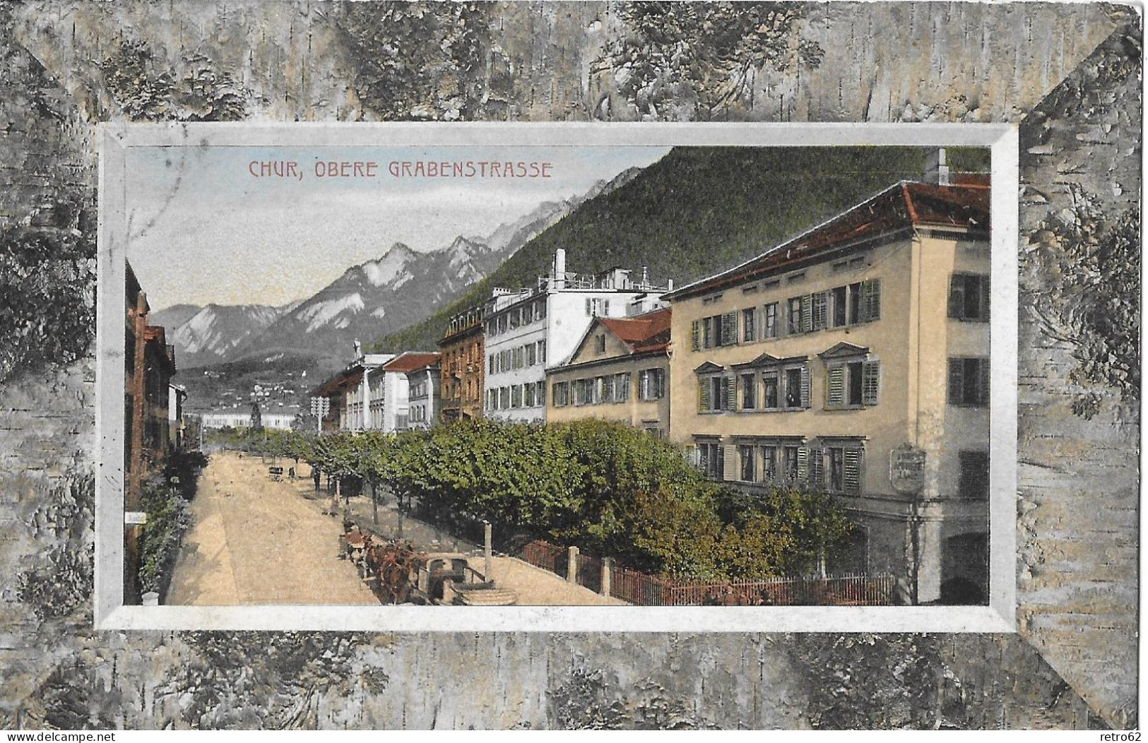 CHUR ► Obere Grabenstrasse  Anno 1914 - Chur