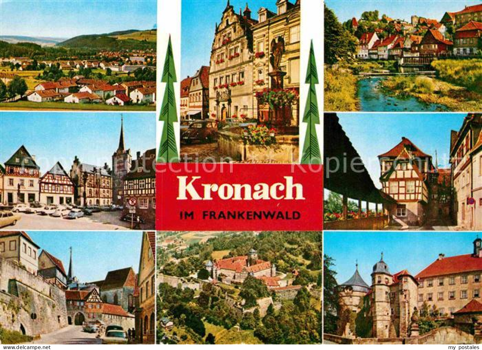 72871349 Kronach Oberfranken Ortspartien Fachwerk Kronach - Kronach