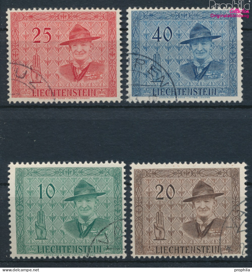 Liechtenstein 315-318 (kompl.Ausg.) Gestempelt 1953 Pfadfinderkonferenz (10331914 - Gebraucht