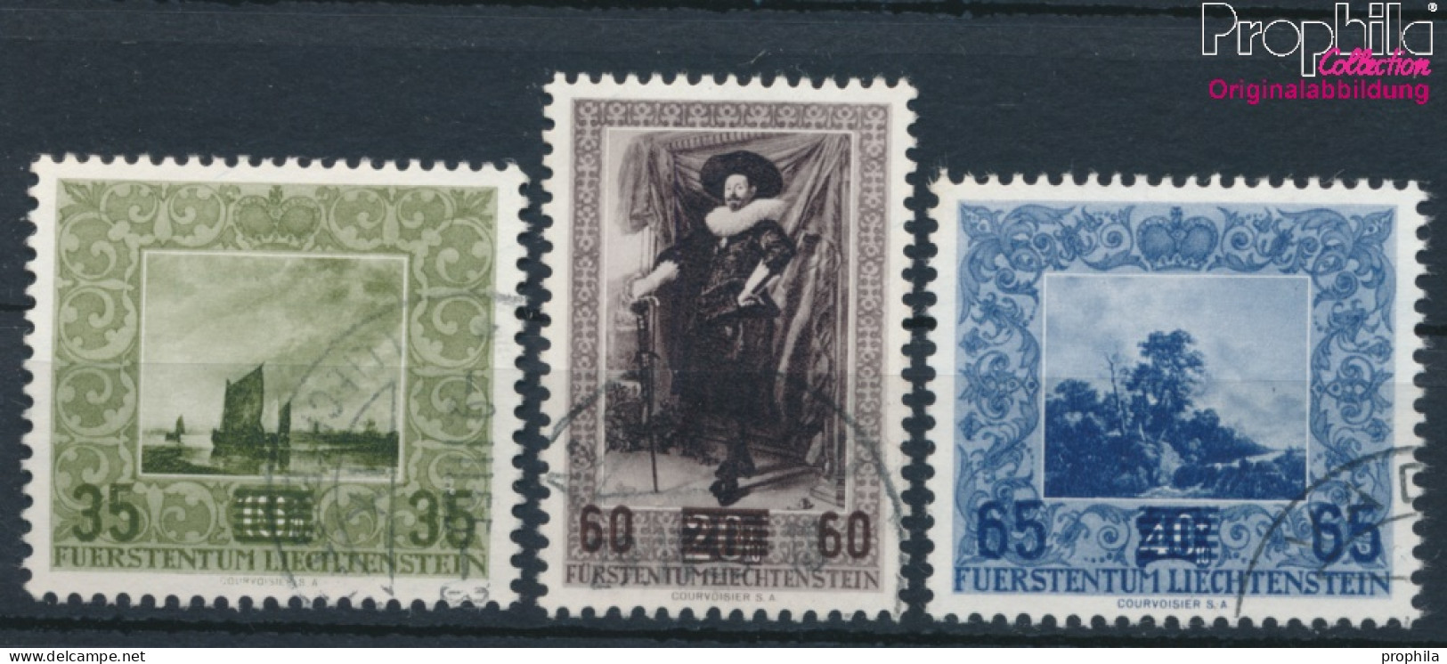 Liechtenstein 326-328 (kompl.Ausg.) Gestempelt 1954 Gemälde (10331917 - Oblitérés