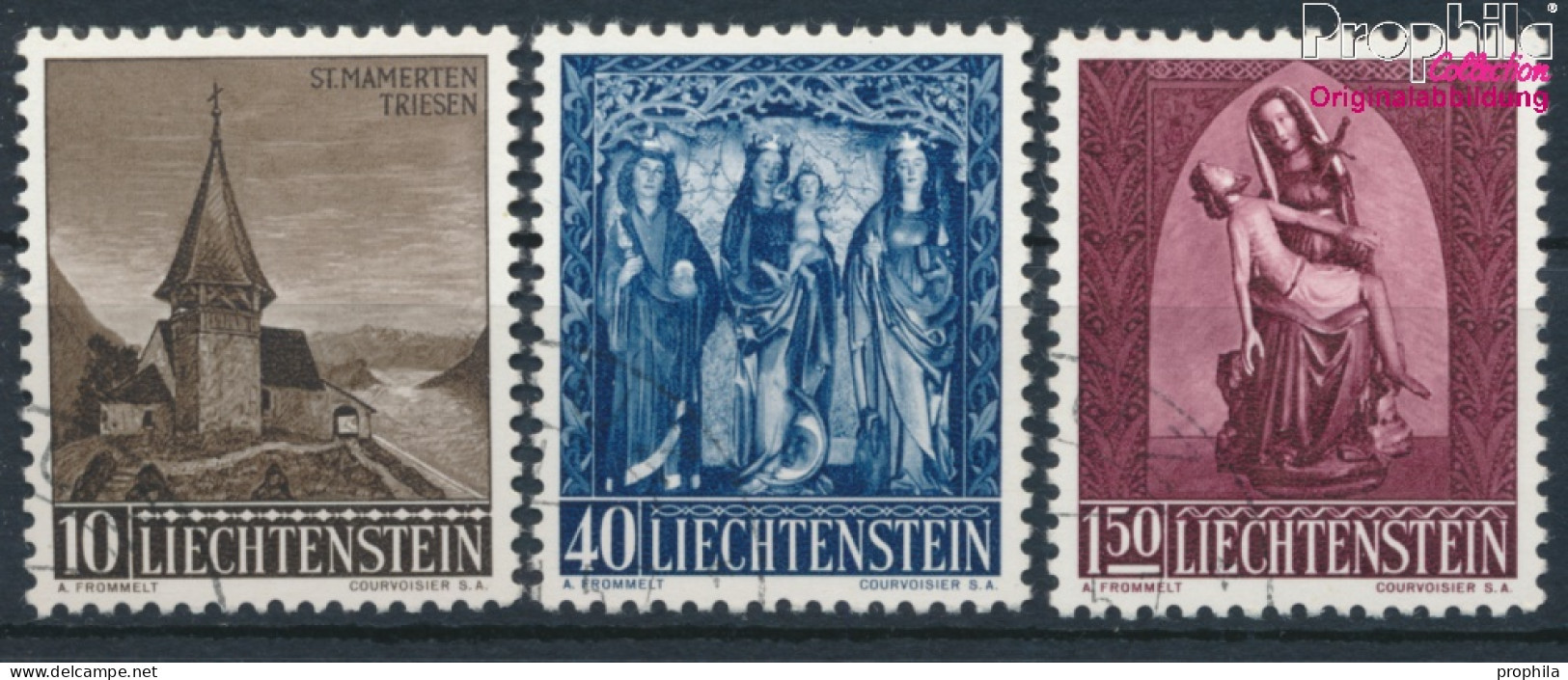 Liechtenstein 362-364 (kompl.Ausg.) Gestempelt 1957 Weihnachten (10331921 - Gebraucht
