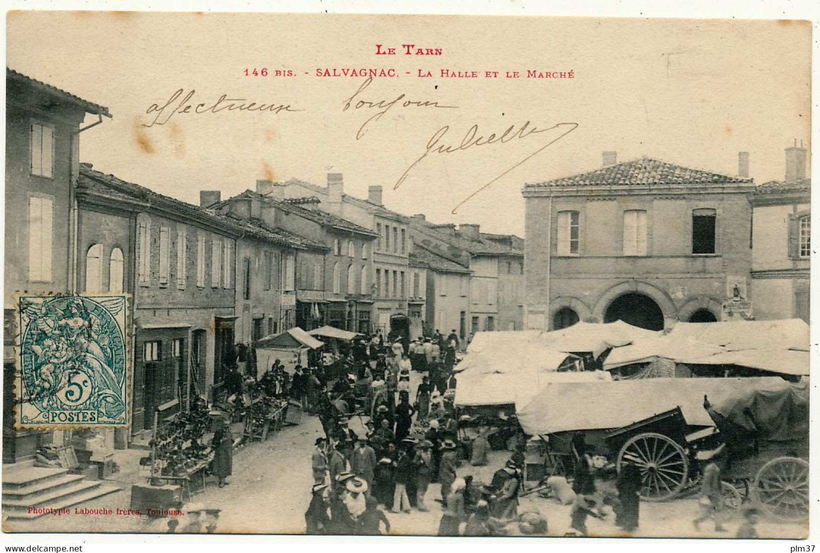 SALVAGNAC - La Halle Et Le Marché - Salvagnac