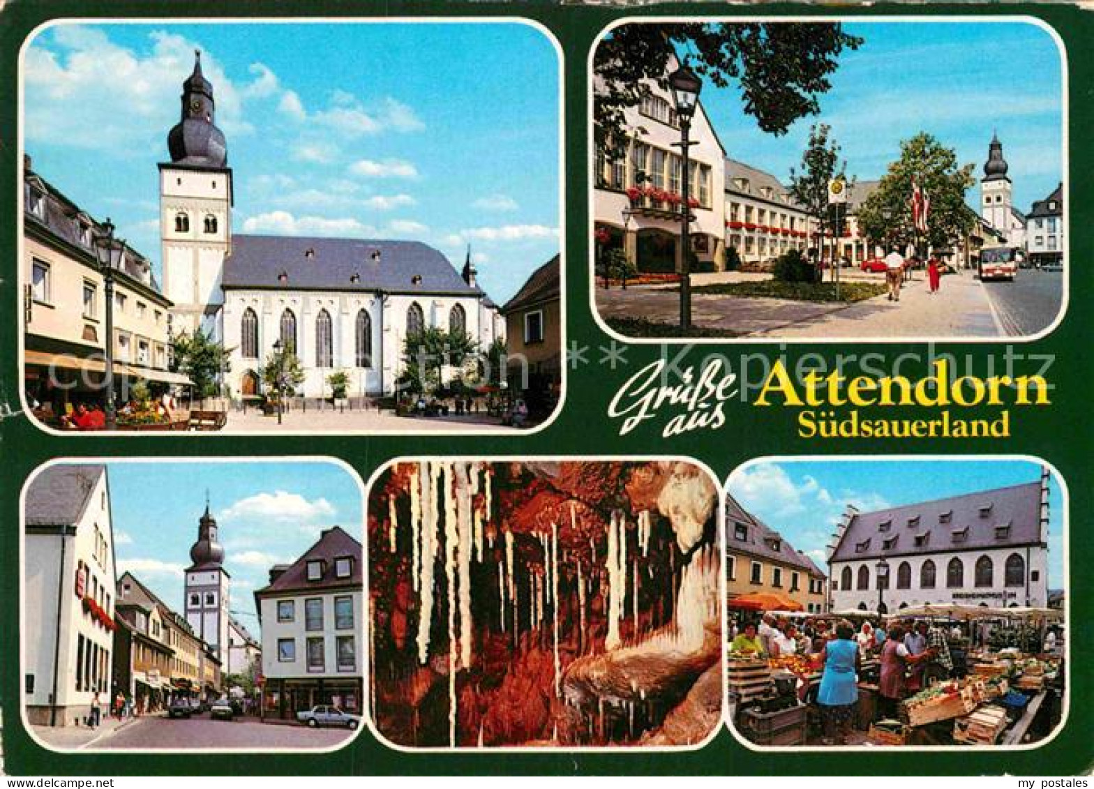 72870516 Attendorn Kirche Innenstadt Markt Tropfsteinhoehle Attendorn - Attendorn