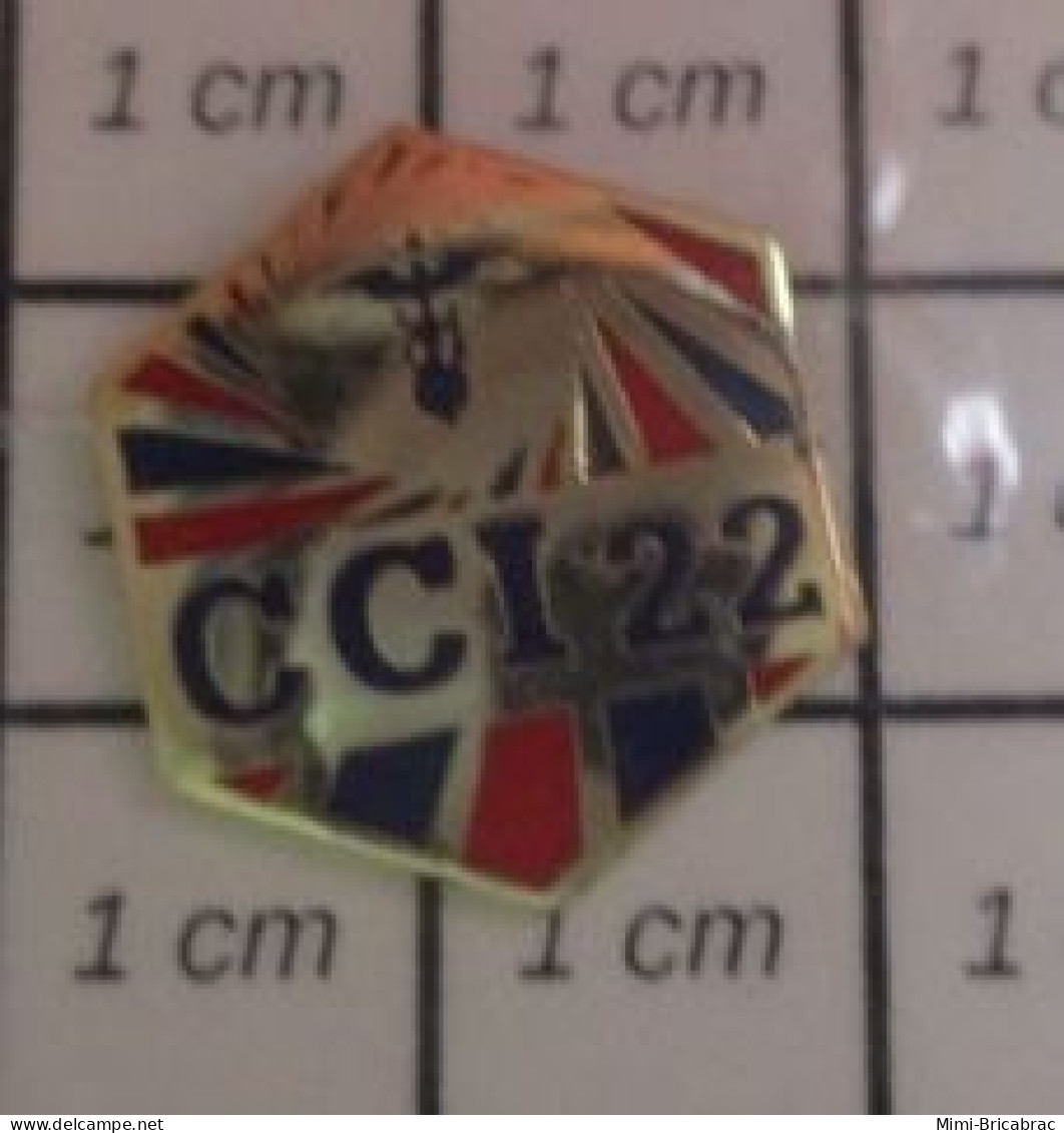 713L Pin's Pins / Beau Et Rare / ADMINISTRATIONS / COTES D'ARMOR CCI CHAMBRE DE COMMERCE ET D'INDUSTRIE - Administrations