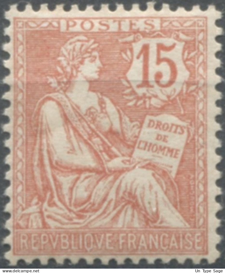 France N°125 - Neuf* - (F1576) - 1900-02 Mouchon